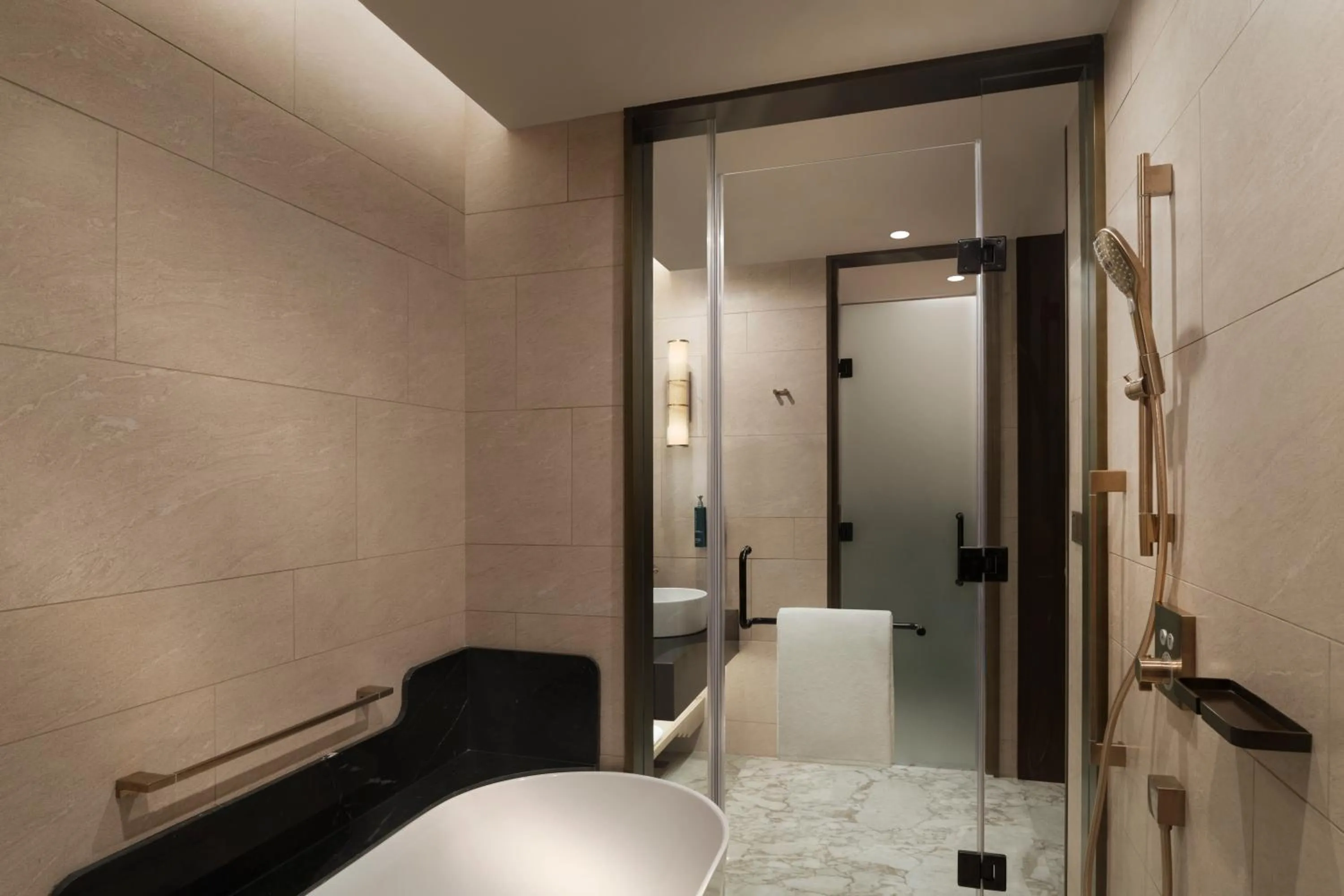 Bathroom in Hilton Kathmandu