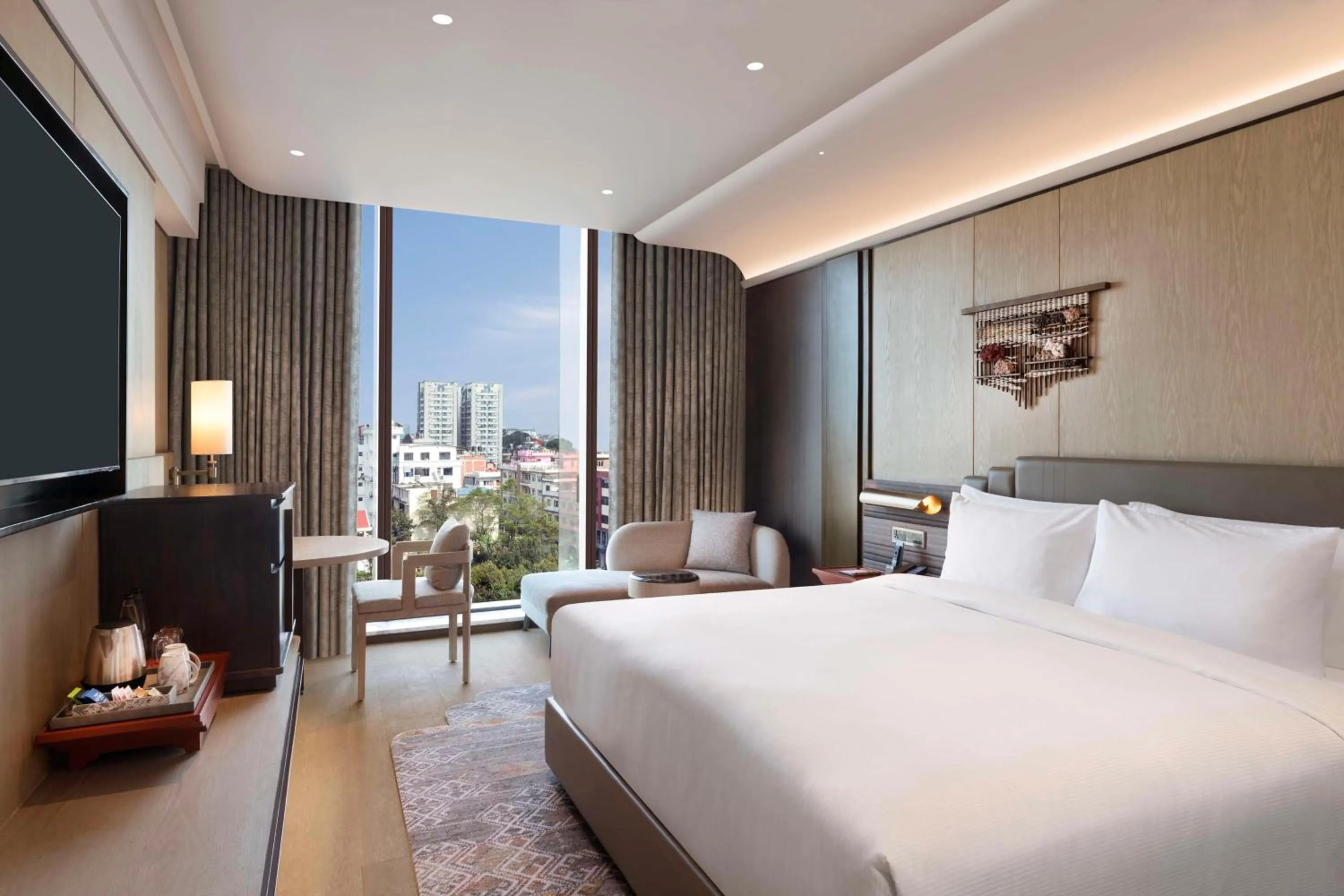 Bed in Hilton Kathmandu