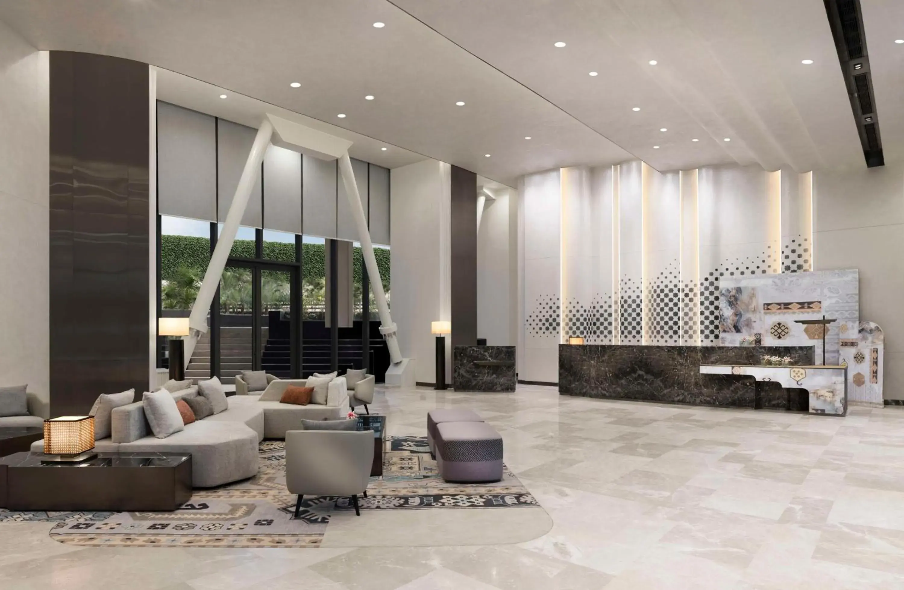 Lobby or reception in Hilton Kathmandu Lobby or reception in Hilton Kathmandu