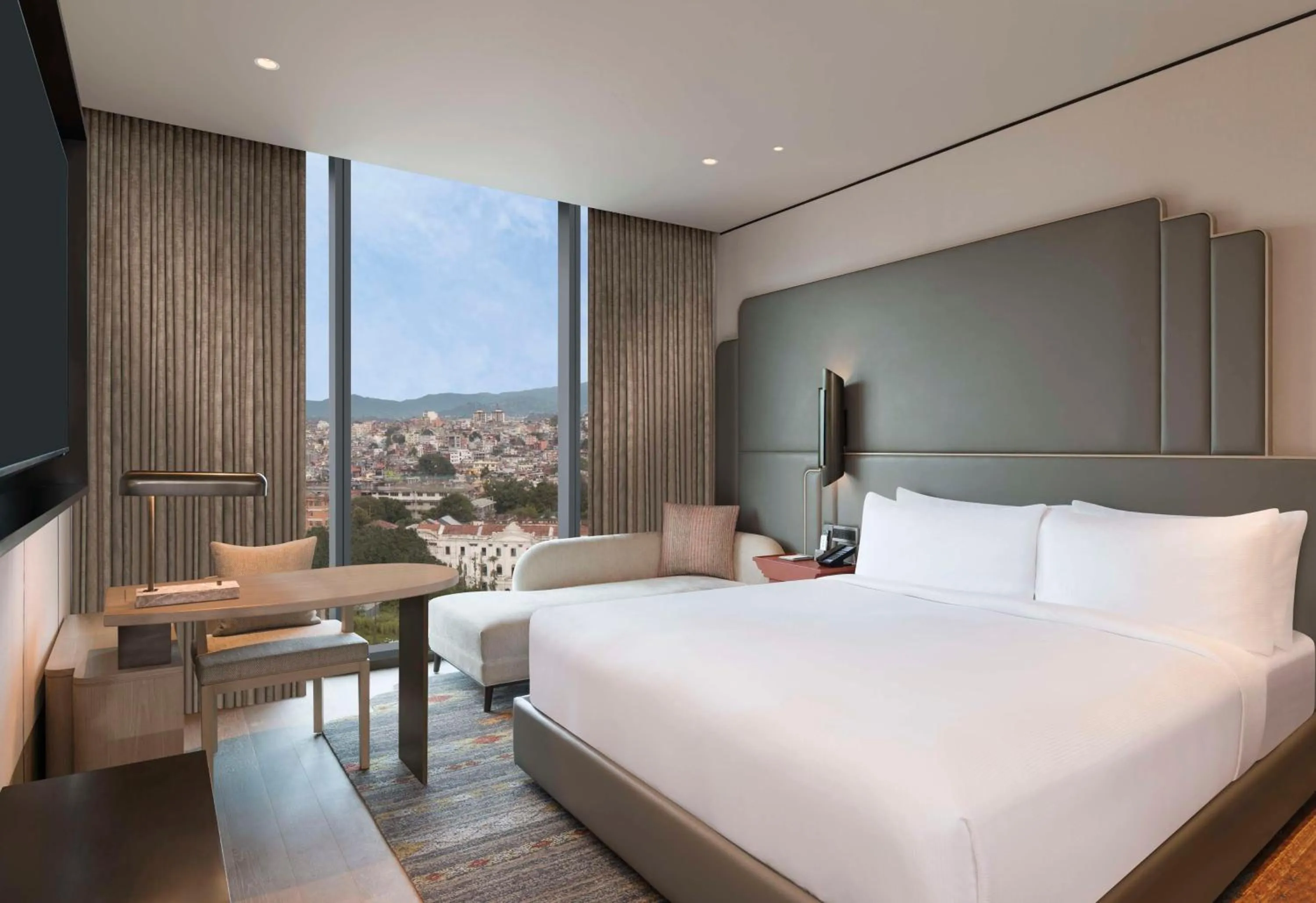 Bed in Hilton Kathmandu