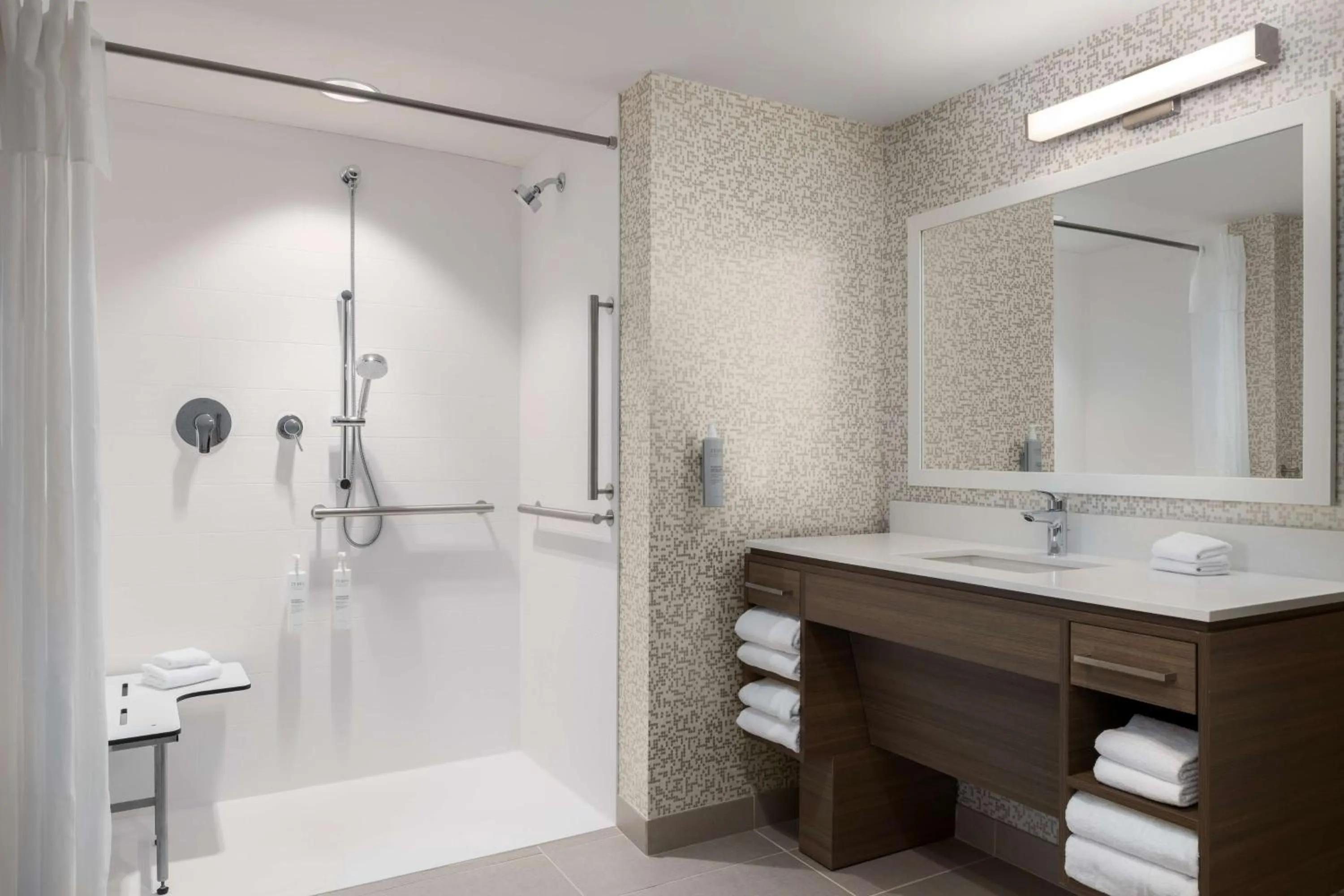 Bathroom in Home2 Suites By Hilton Virginia Beach Princess Anne