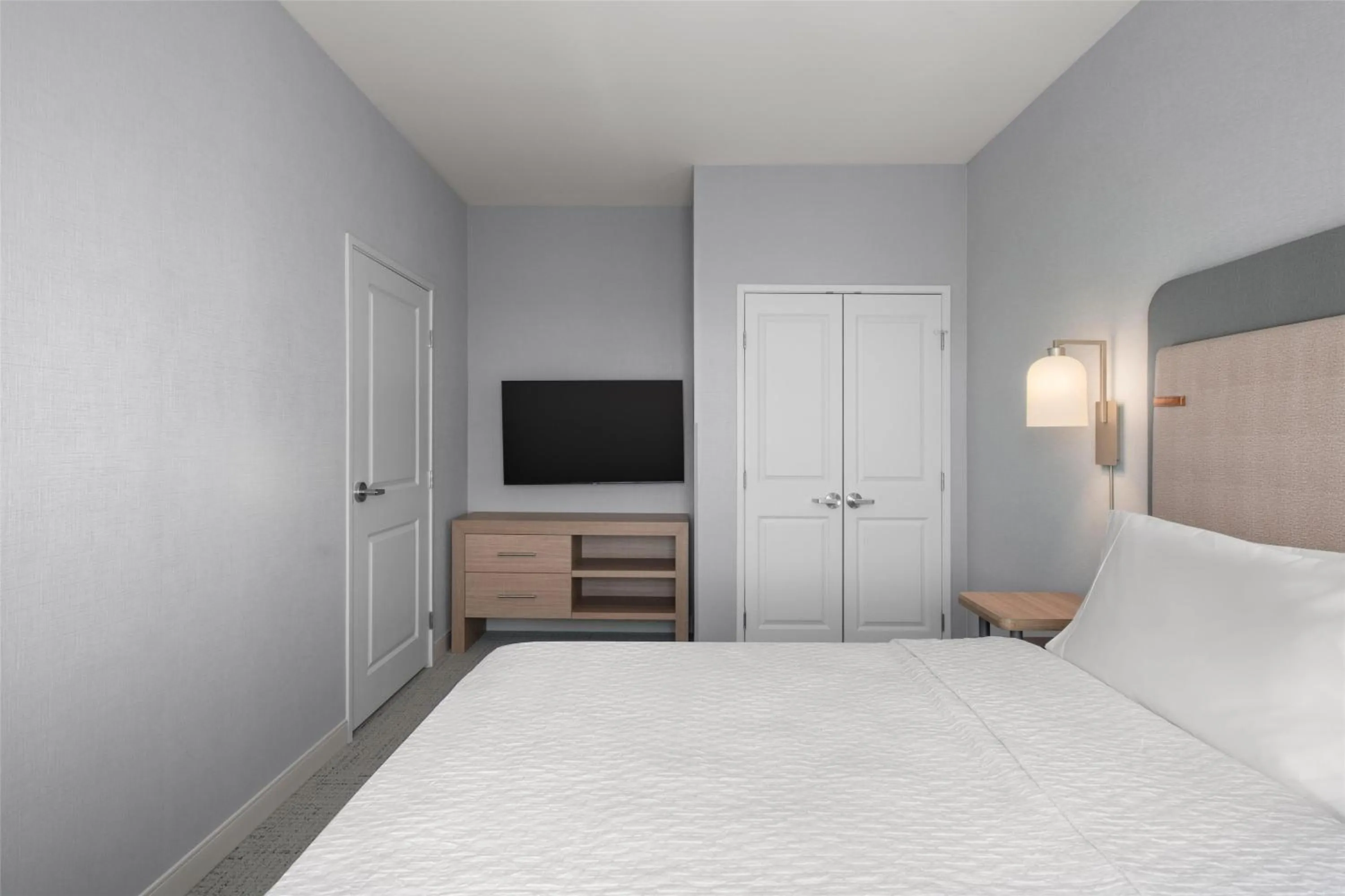 Bed in Homewood Suites By Hilton Fremont