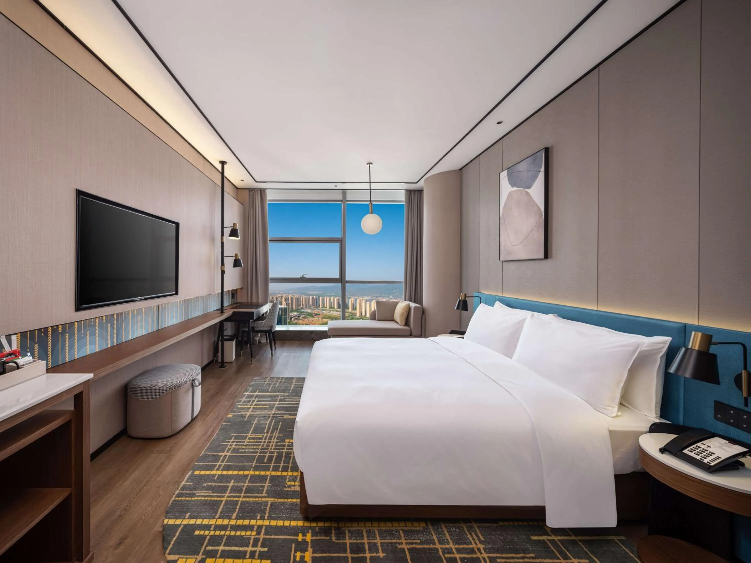 Bed in Hilton Garden Inn Taiyuan Binhe