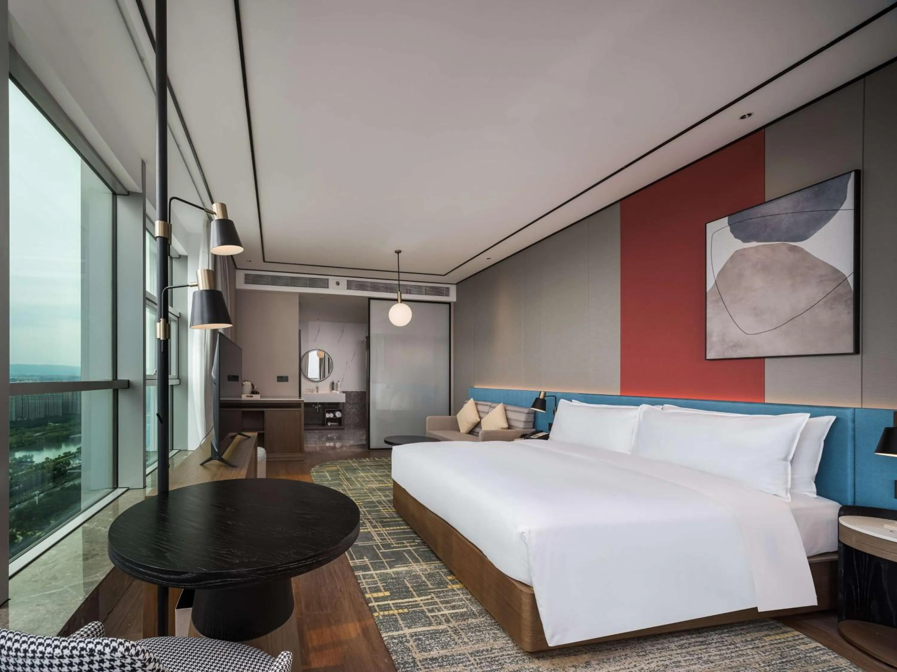 Bed in Hilton Garden Inn Taiyuan Binhe