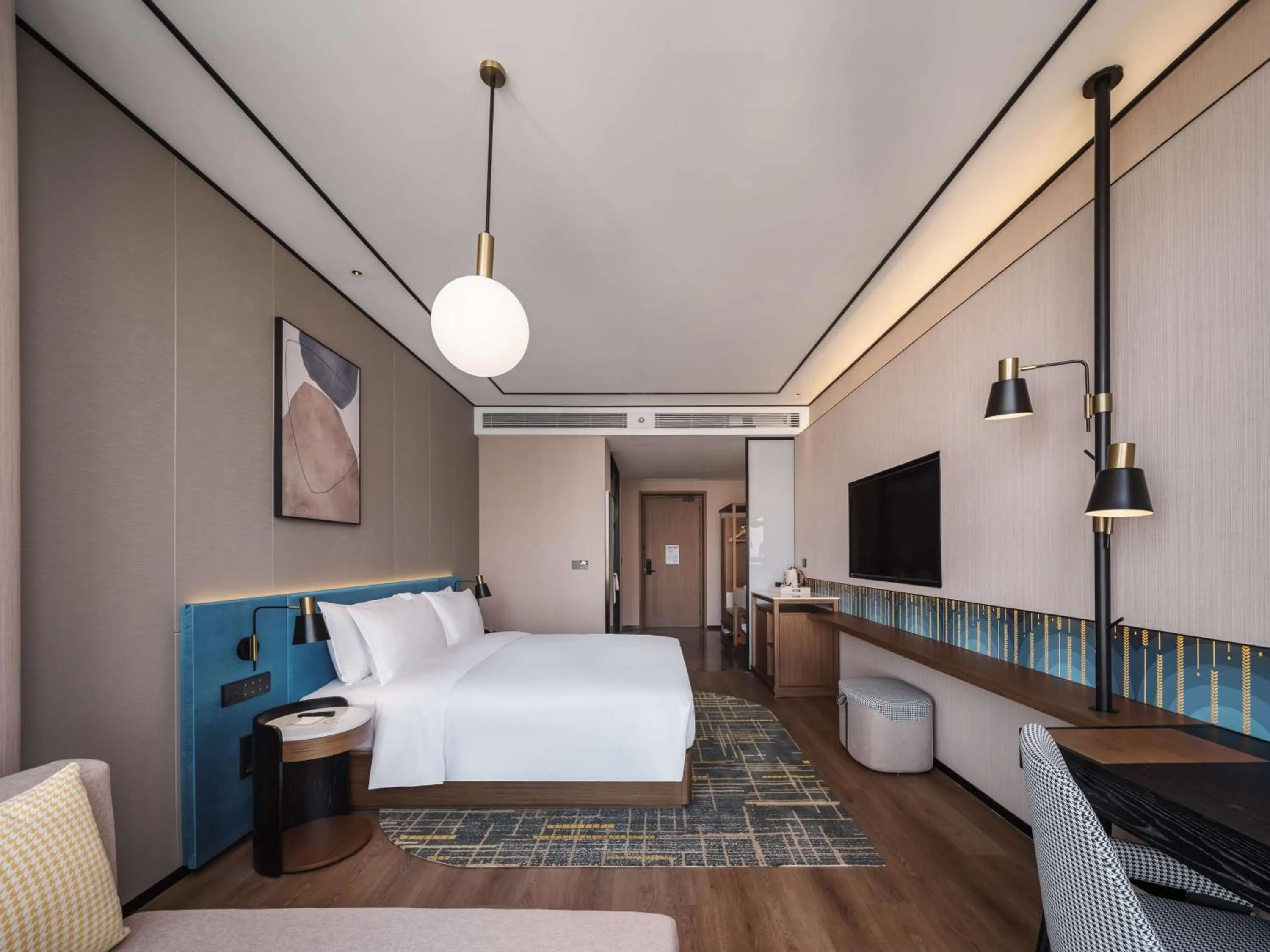 Bed in Hilton Garden Inn Taiyuan Binhe