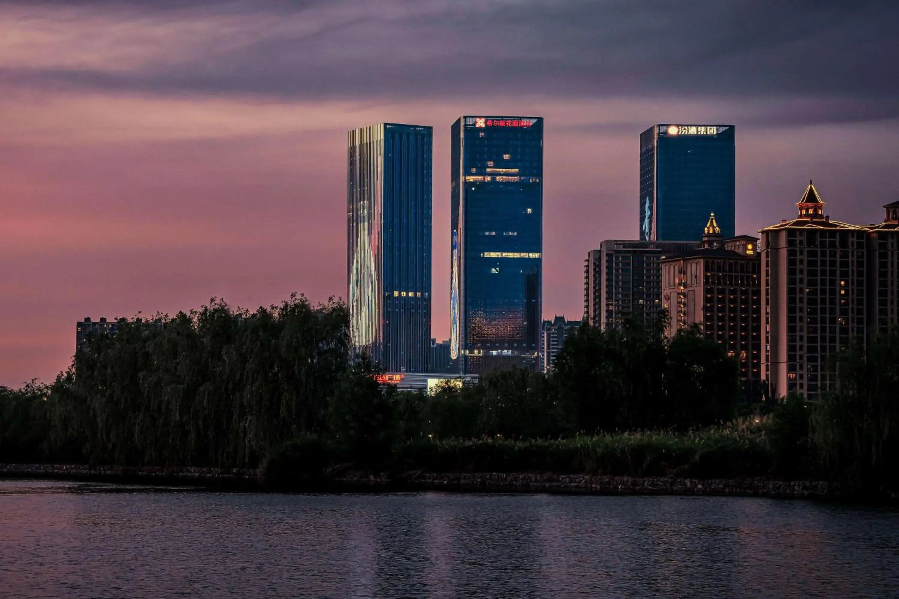 Property building in Hilton Garden Inn Taiyuan Binhe Property building in Hilton Garden Inn Taiyuan Binhe