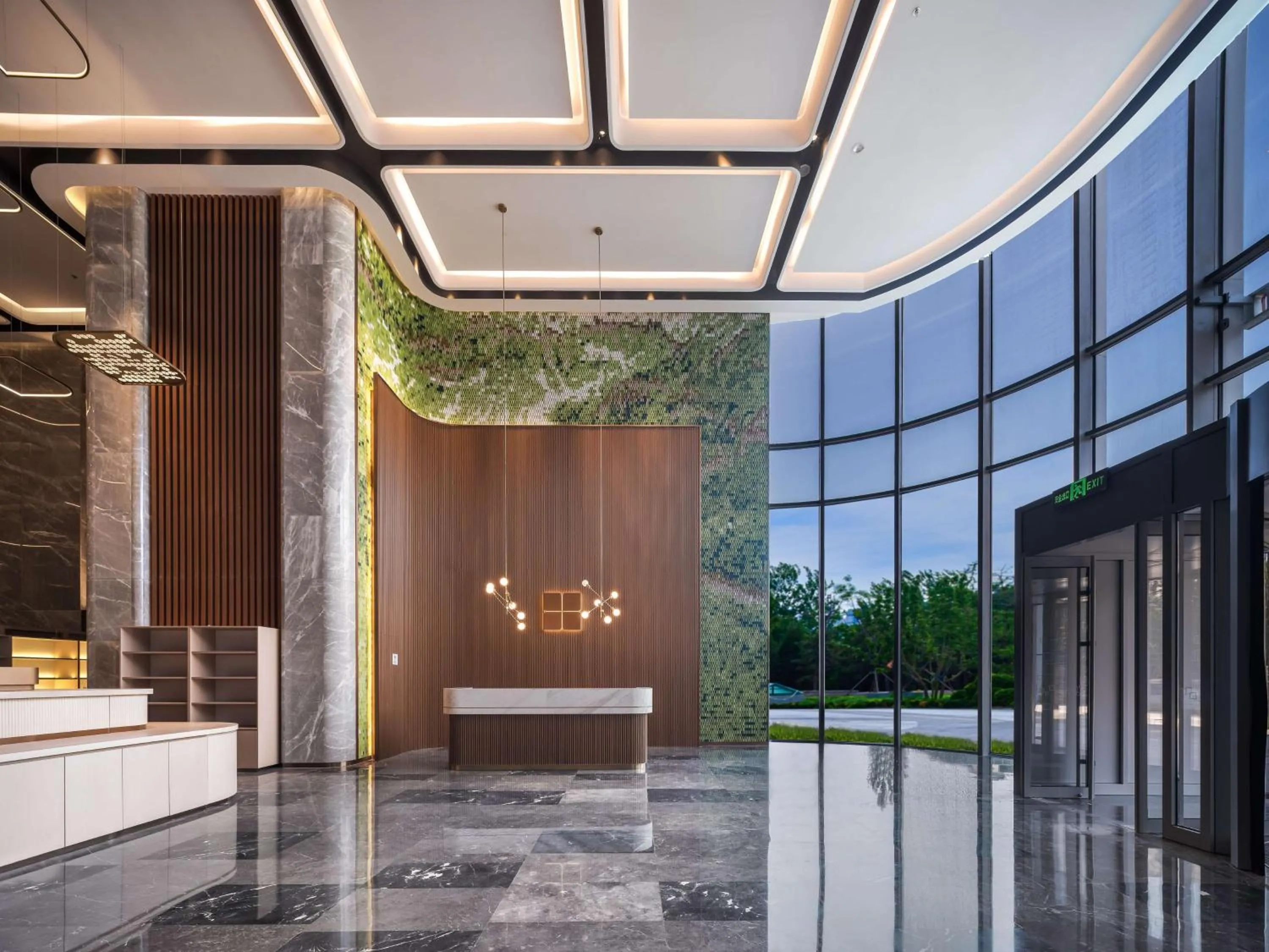 Lobby or reception in Hilton Garden Inn Taiyuan Binhe