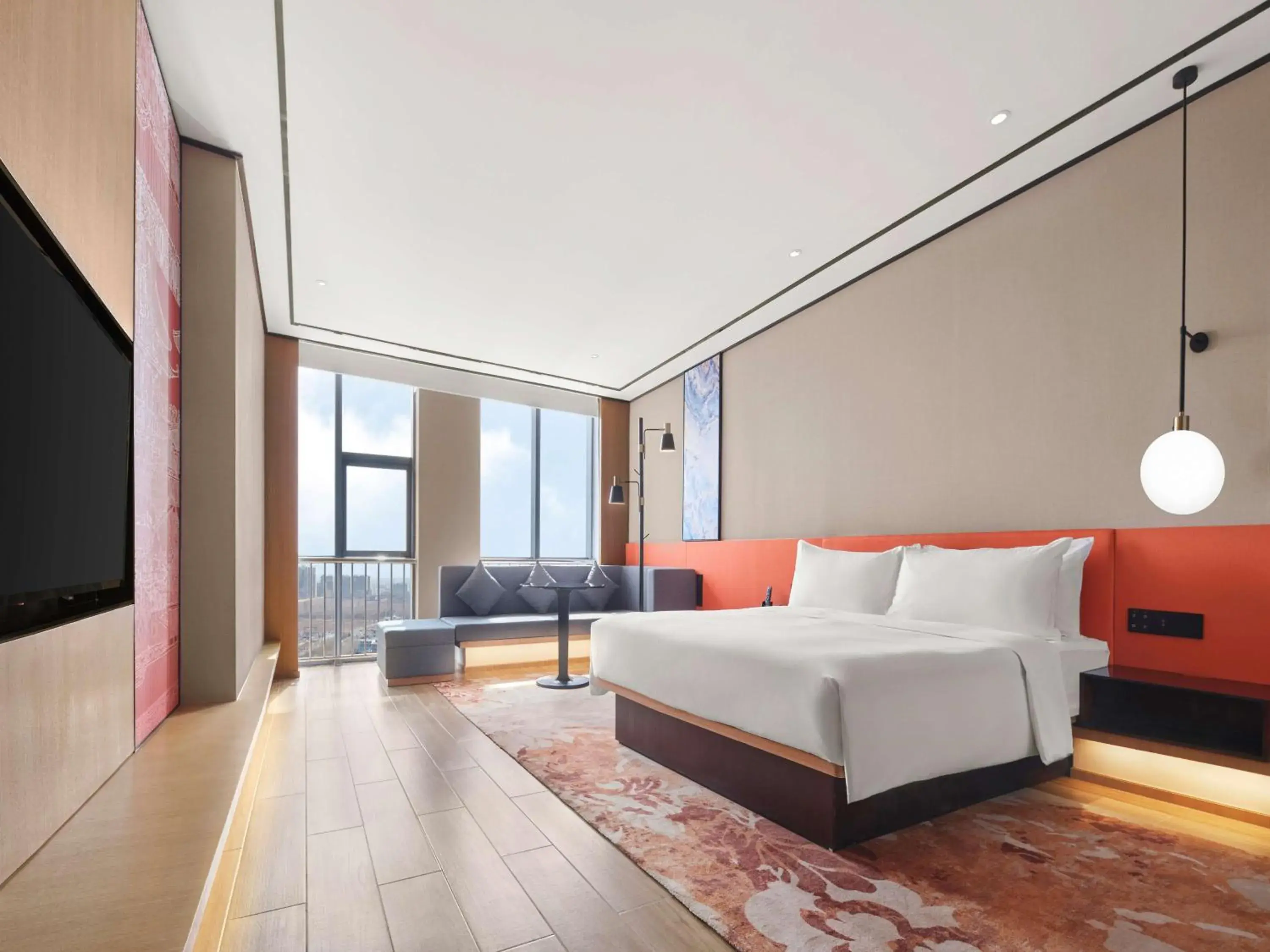 Living room in Hilton Garden Inn Jinzhong Yuci Living room in Hilton Garden Inn Jinzhong Yuci