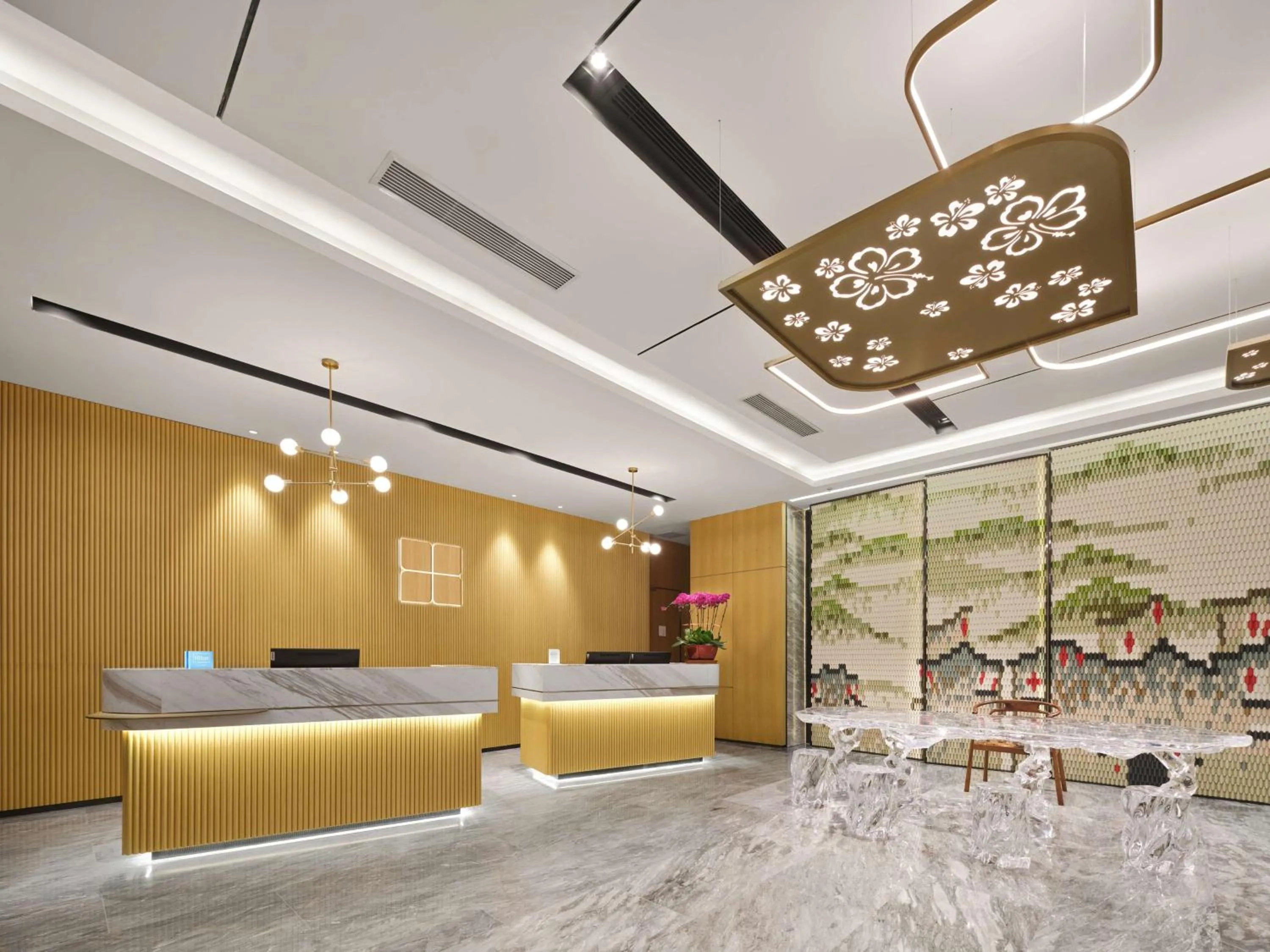 Lobby or reception in Hilton Garden Inn Jinzhong Yuci