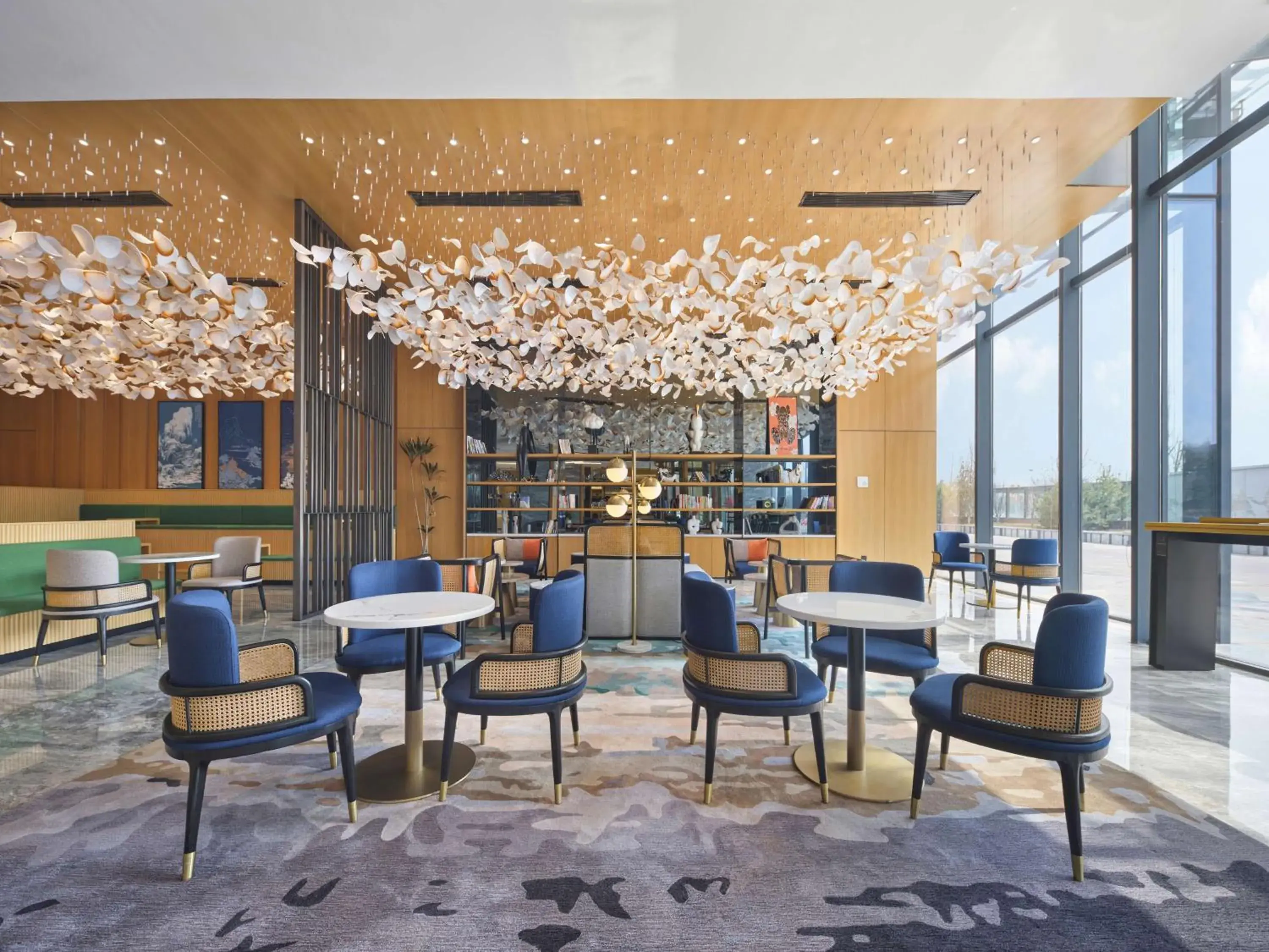 Lobby or reception in Hilton Garden Inn Jinzhong Yuci Lobby or reception in Hilton Garden Inn Jinzhong Yuci