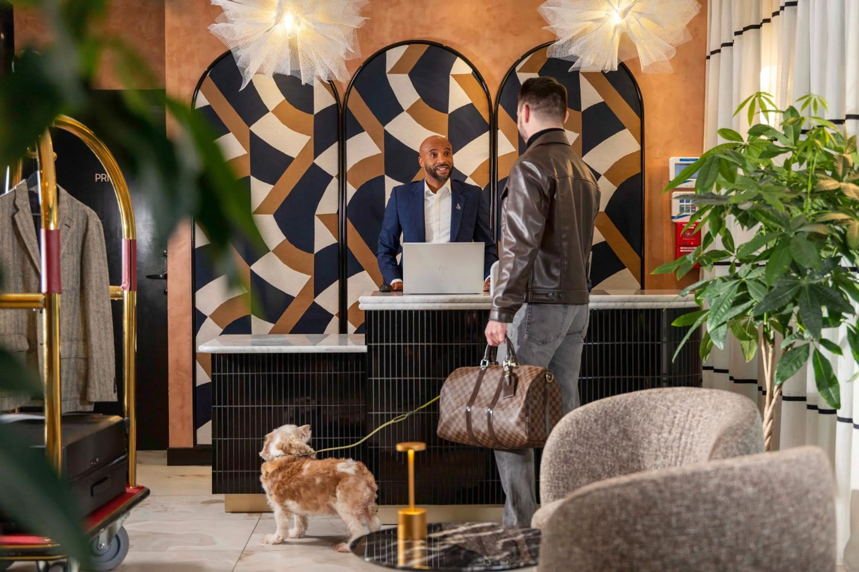Lobby or reception in Hotel Maison Hamelin Paris - Handwritten Collection