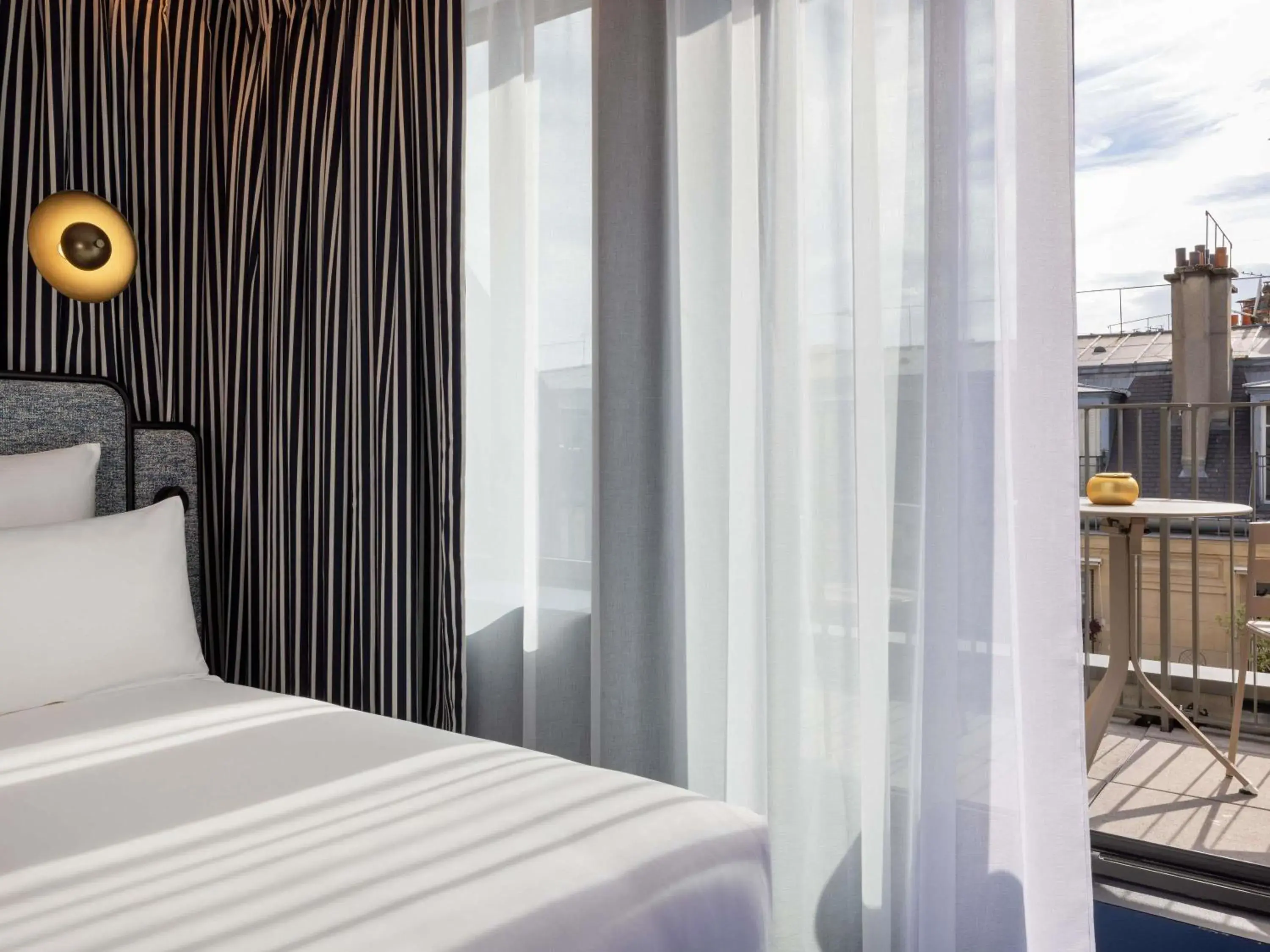 Bedroom, Bed in Hotel Maison Hamelin Paris - Handwritten Collection Bedroom, Bed in Hotel Maison Hamelin Paris - Handwritten Collection