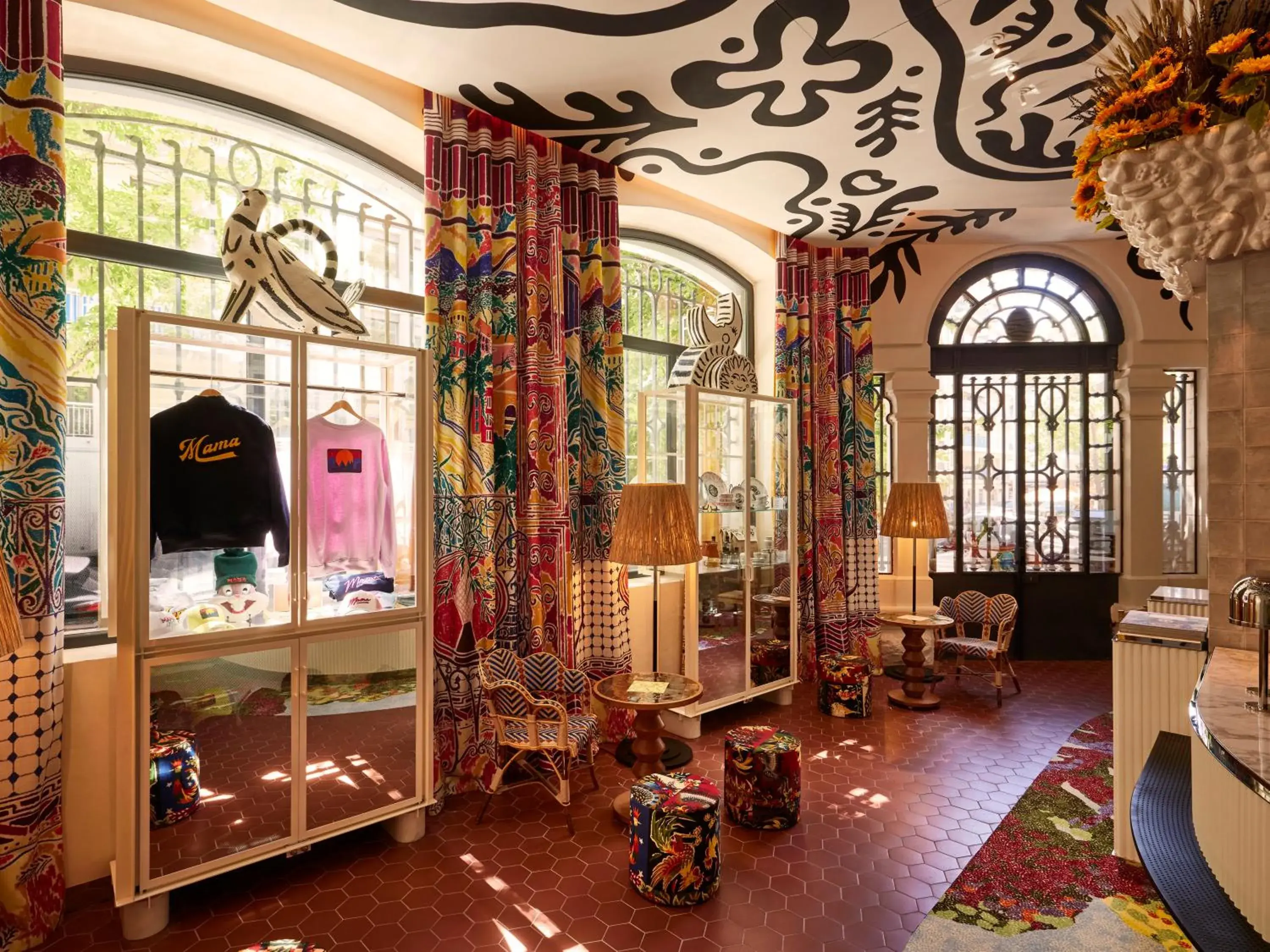 Lobby or reception in Mama Shelter Nice Lobby or reception in Mama Shelter Nice