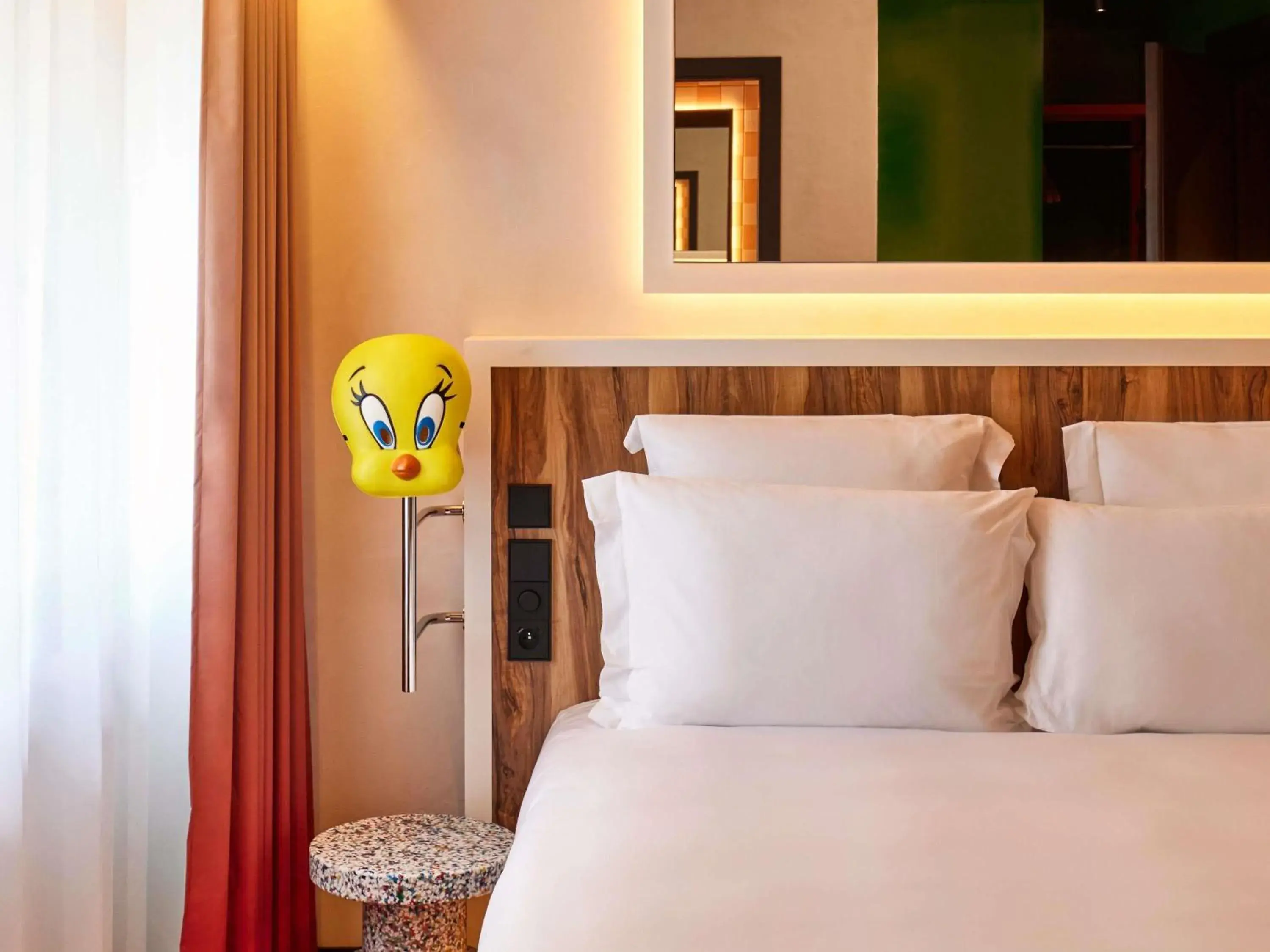 Bedroom, Bed in Mama Shelter Nice Bedroom, Bed in Mama Shelter Nice