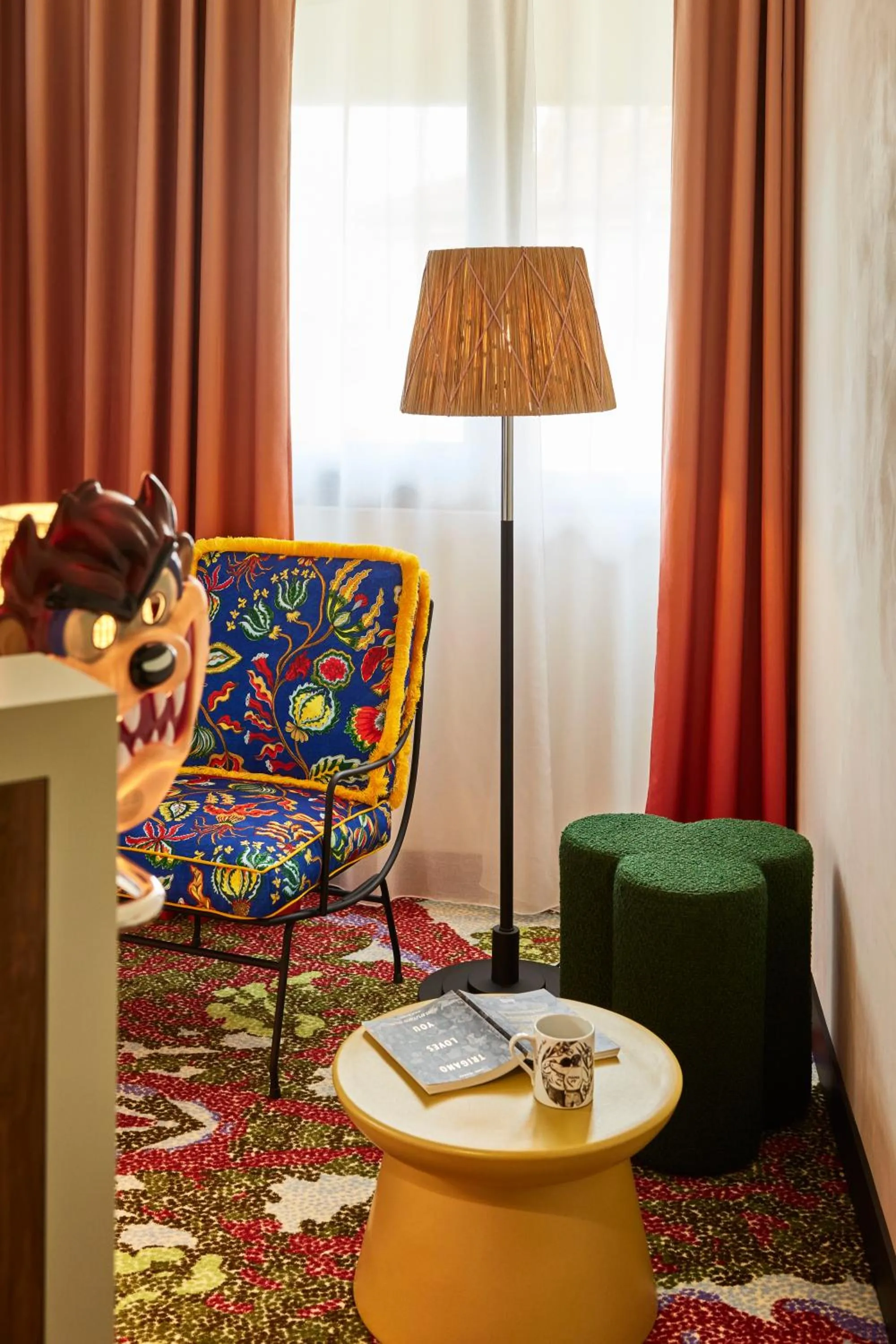 Decorative detail in Mama Shelter Nice