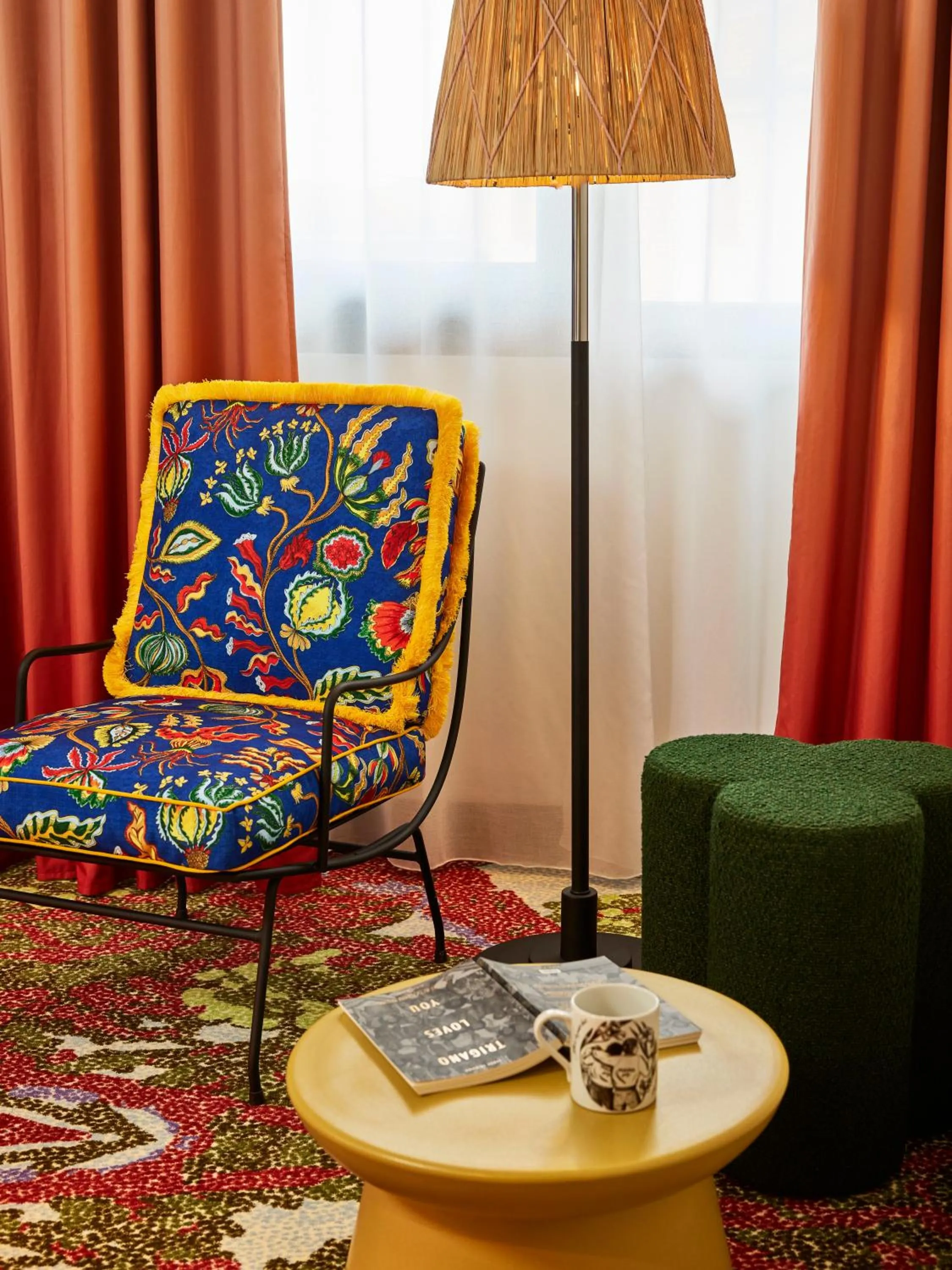 Decorative detail in Mama Shelter Nice