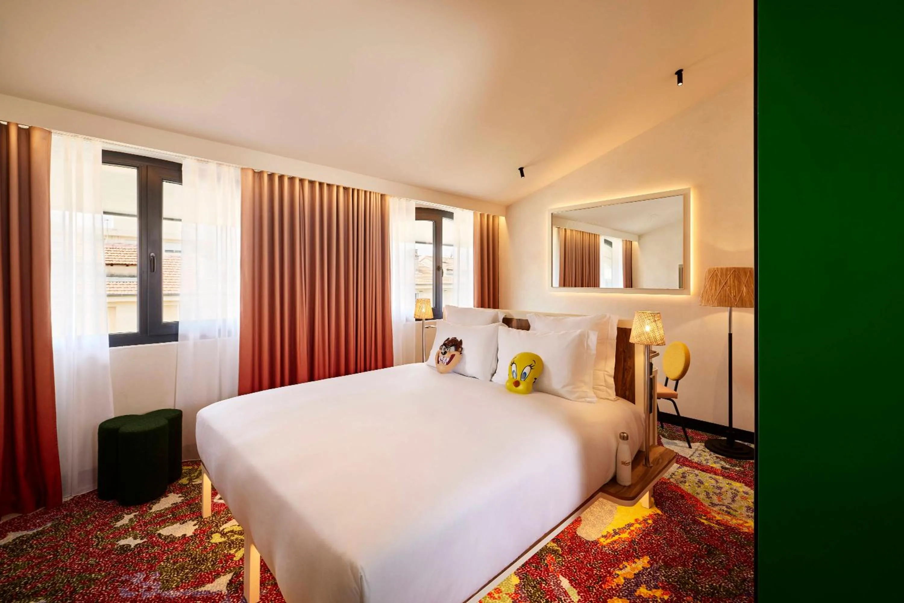 Bed in Mama Shelter Nice