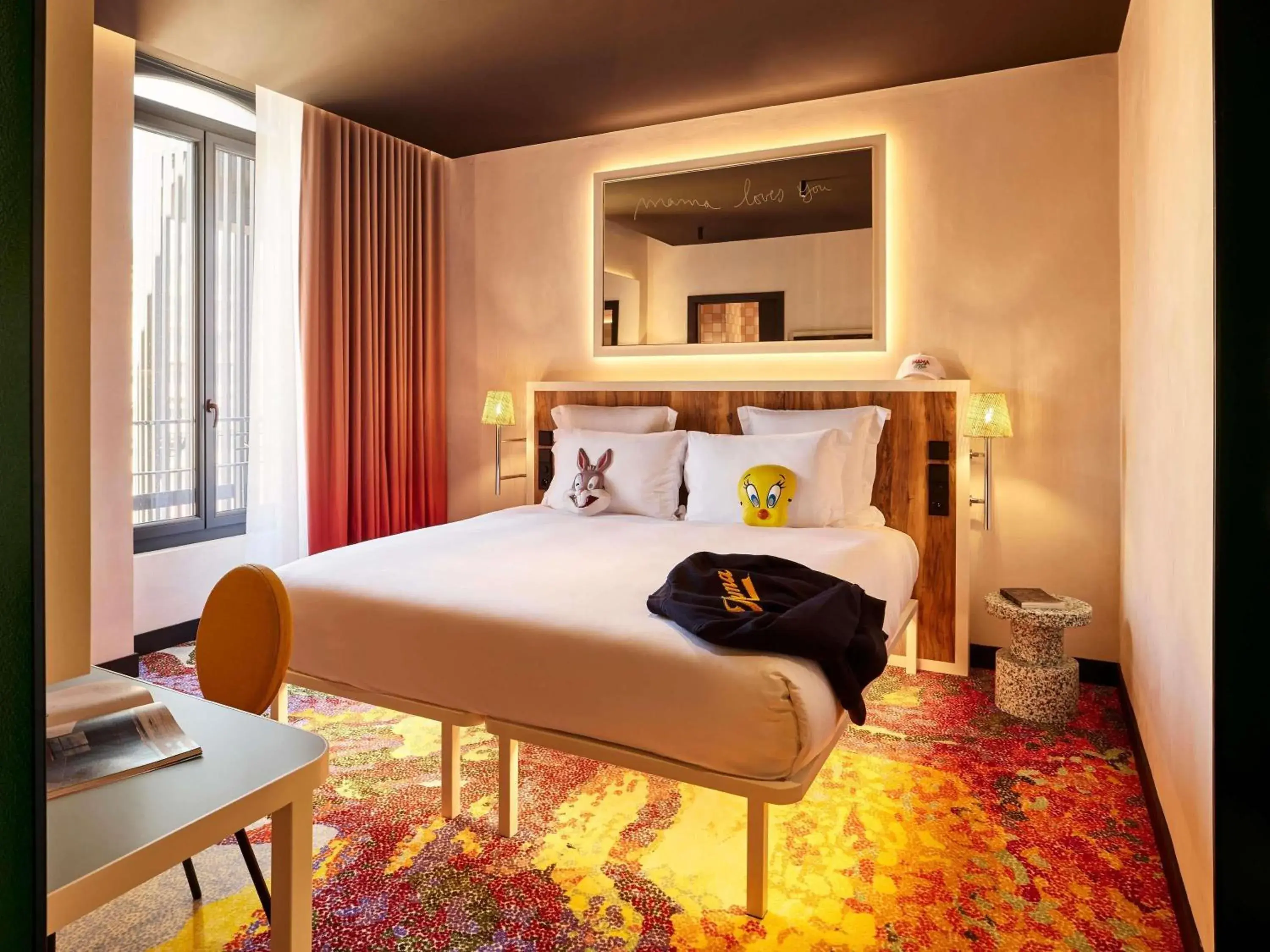 Bedroom, Bed in Mama Shelter Nice Bedroom, Bed in Mama Shelter Nice