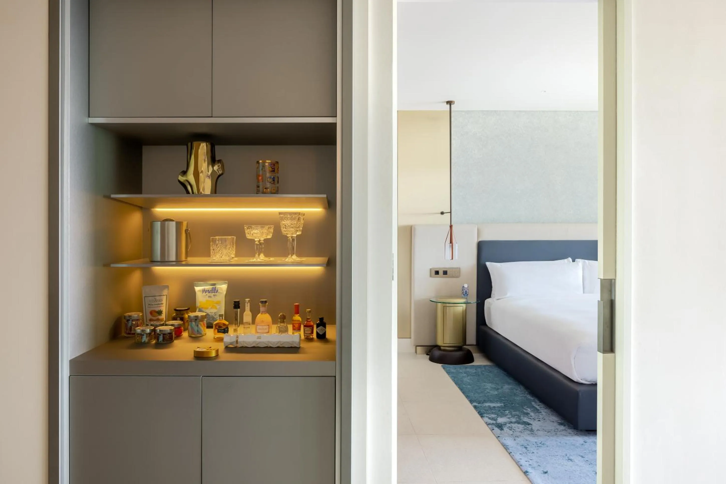 Bed in SLS Barcelona