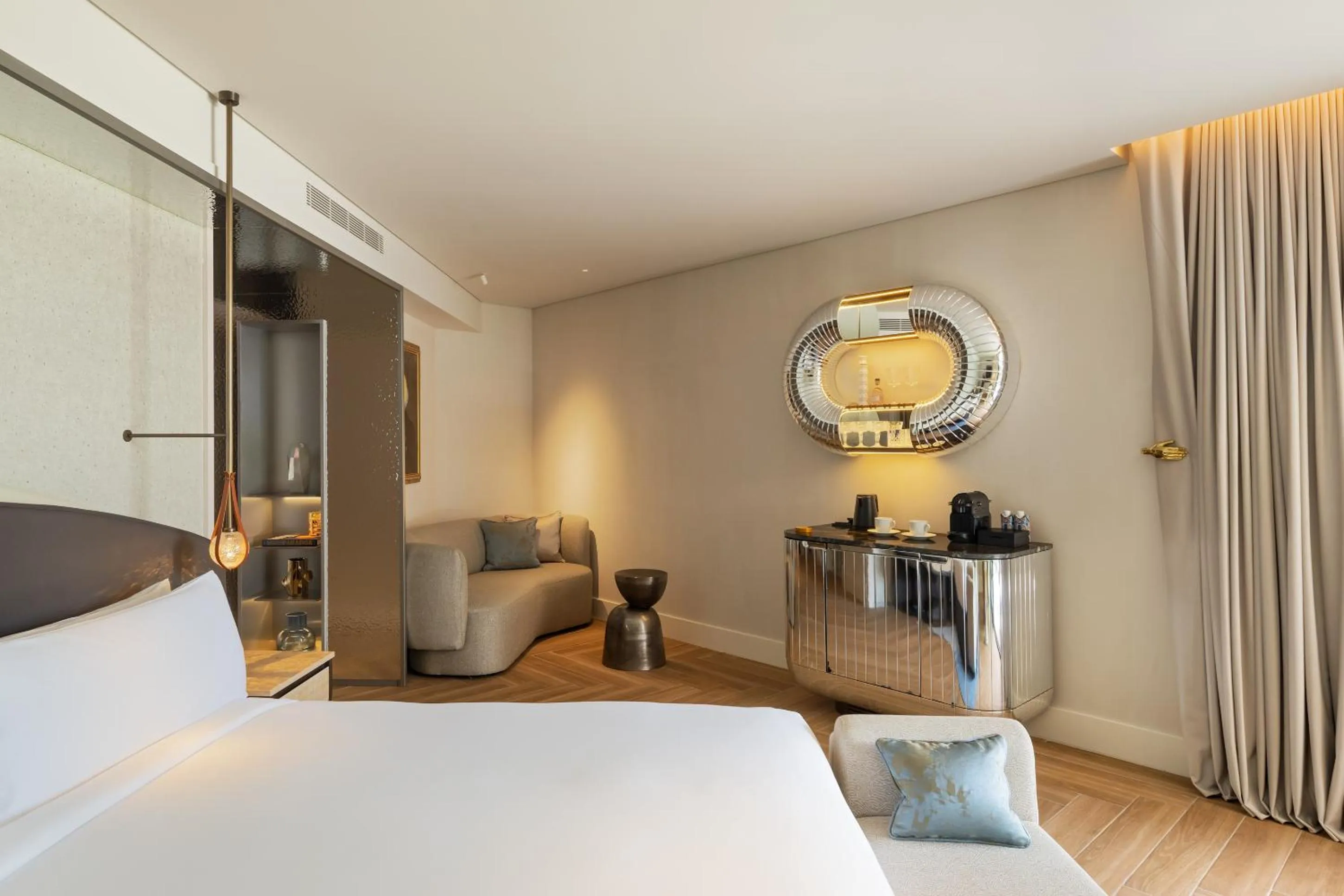 Bed in SLS Barcelona