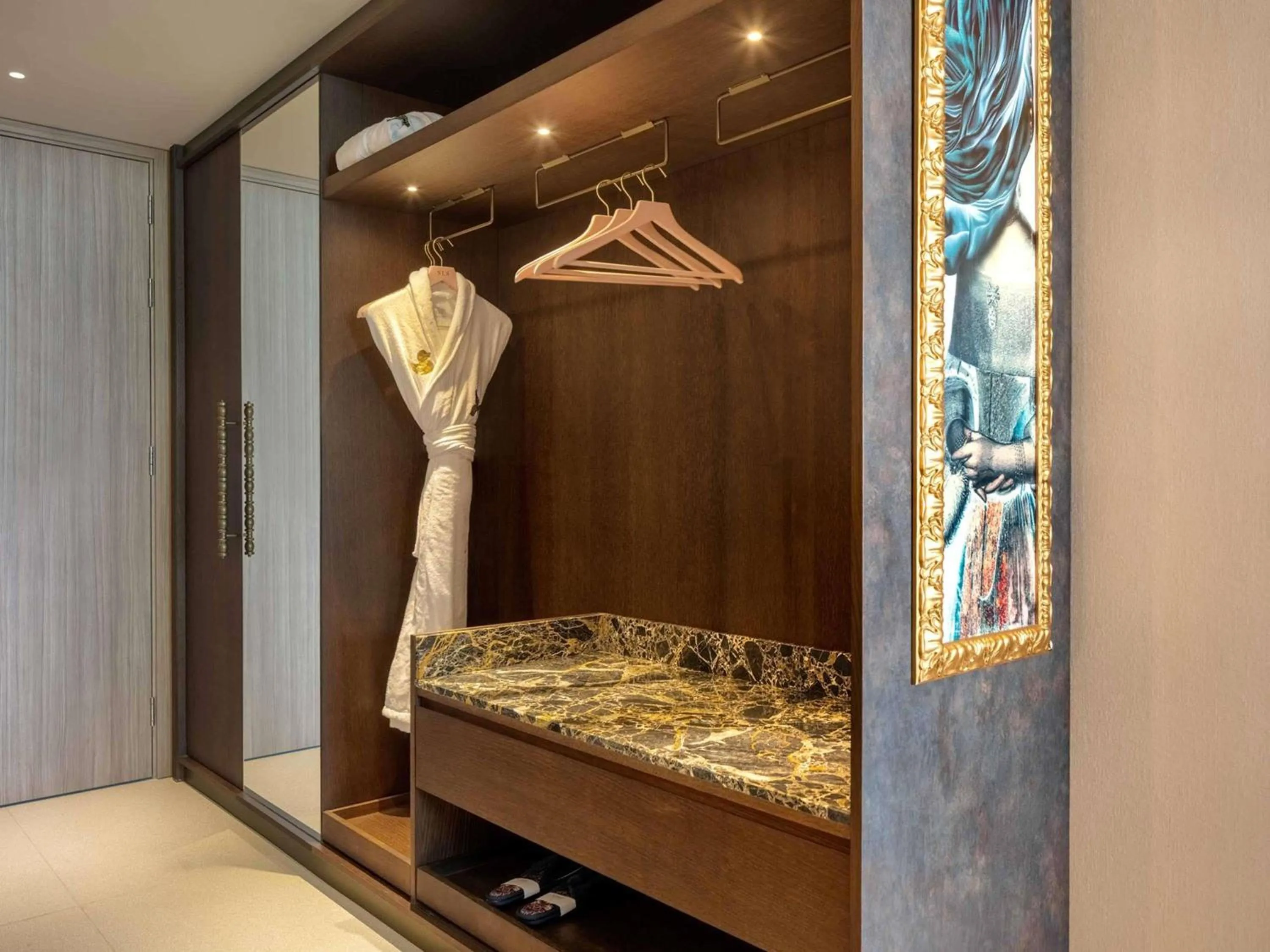 Bedroom in SLS Barcelona