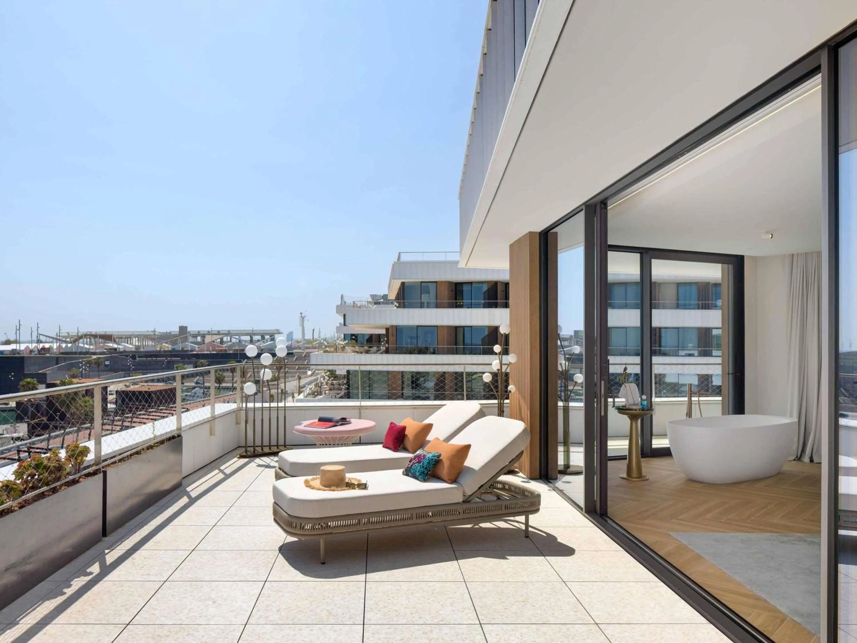 Bedroom in SLS Barcelona