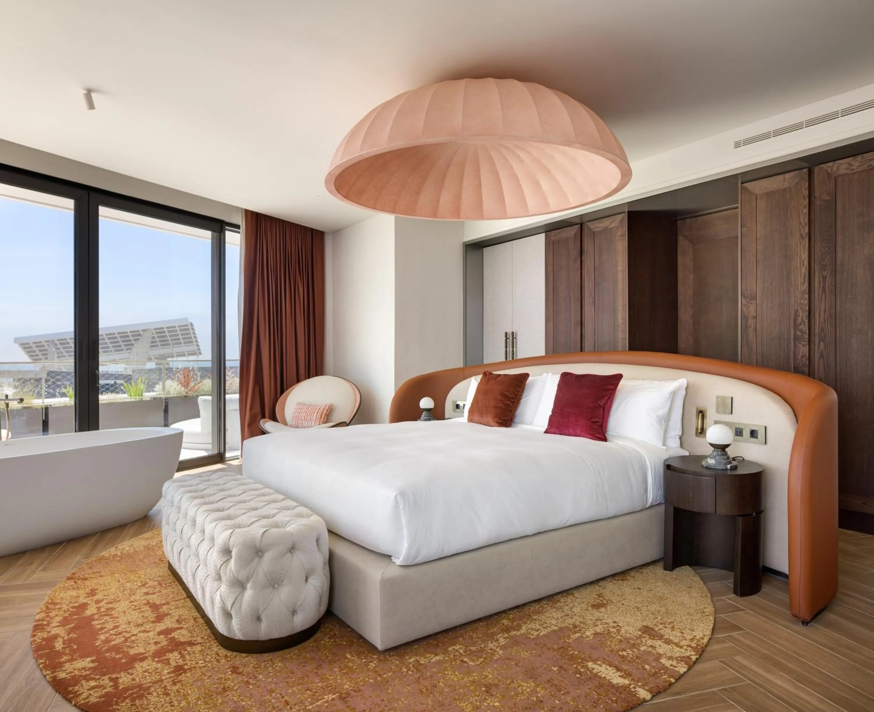 Bed in SLS Barcelona