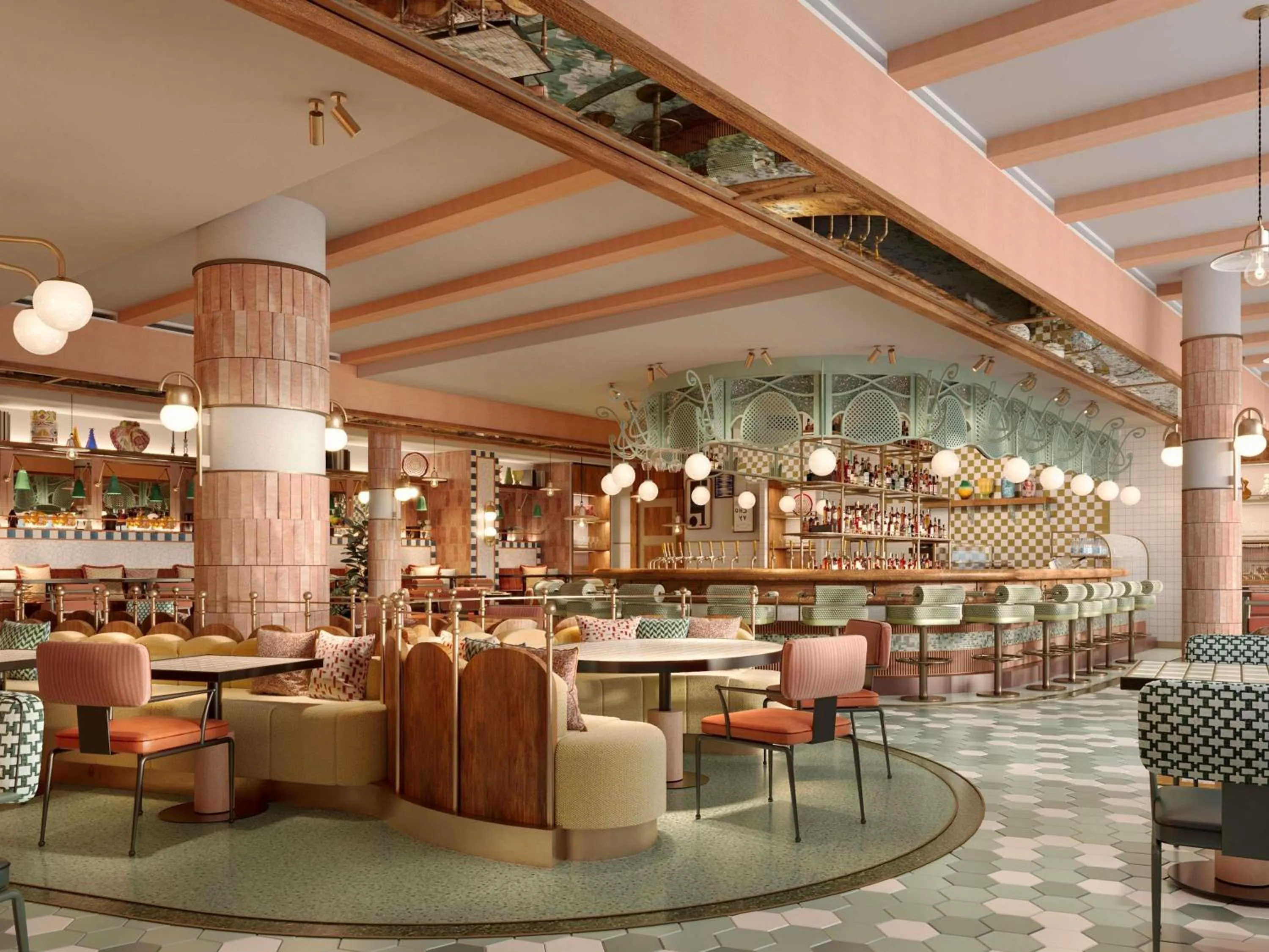 Restaurant/places to eat in SLS Barcelona