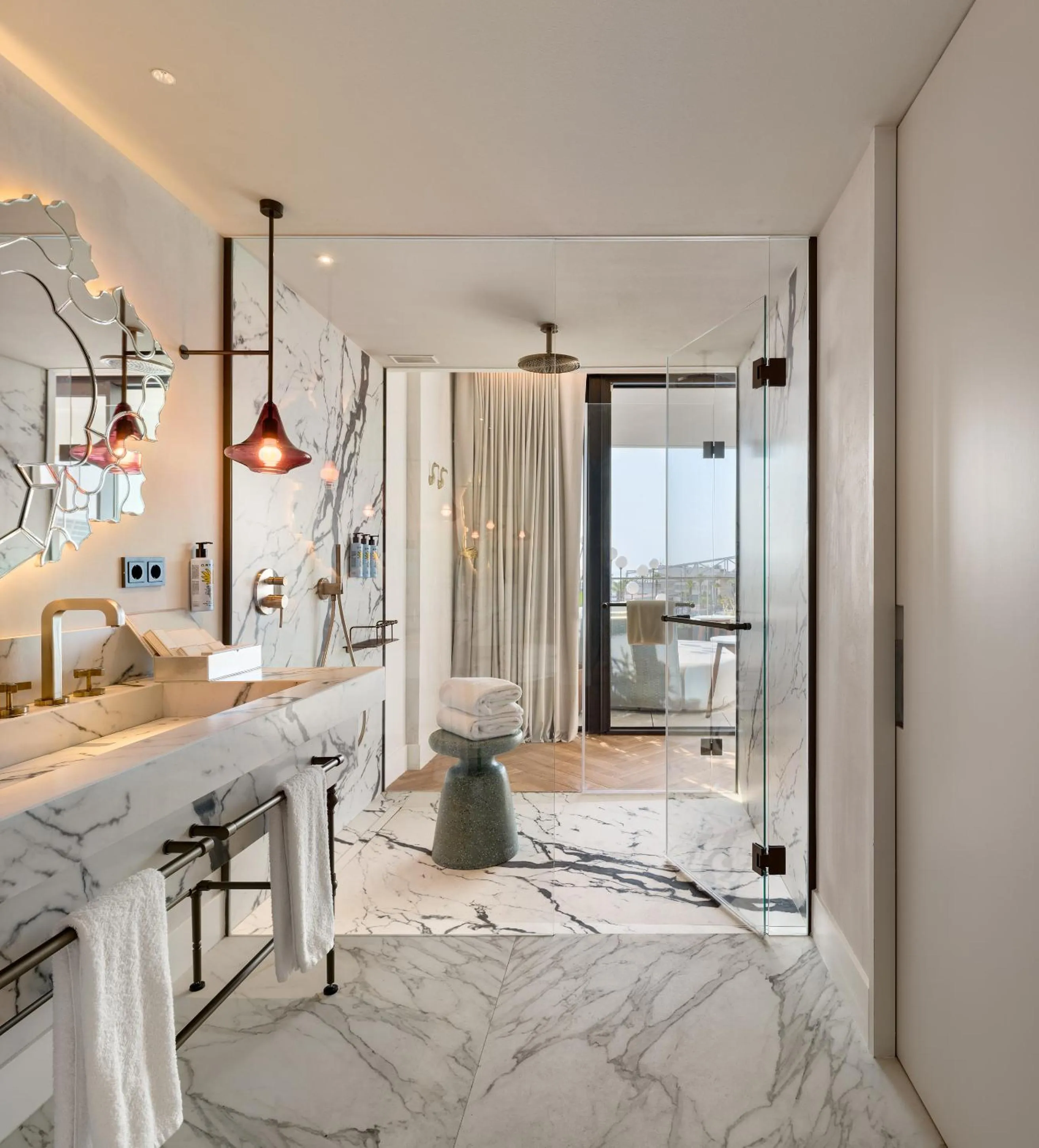 Bed in SLS Barcelona