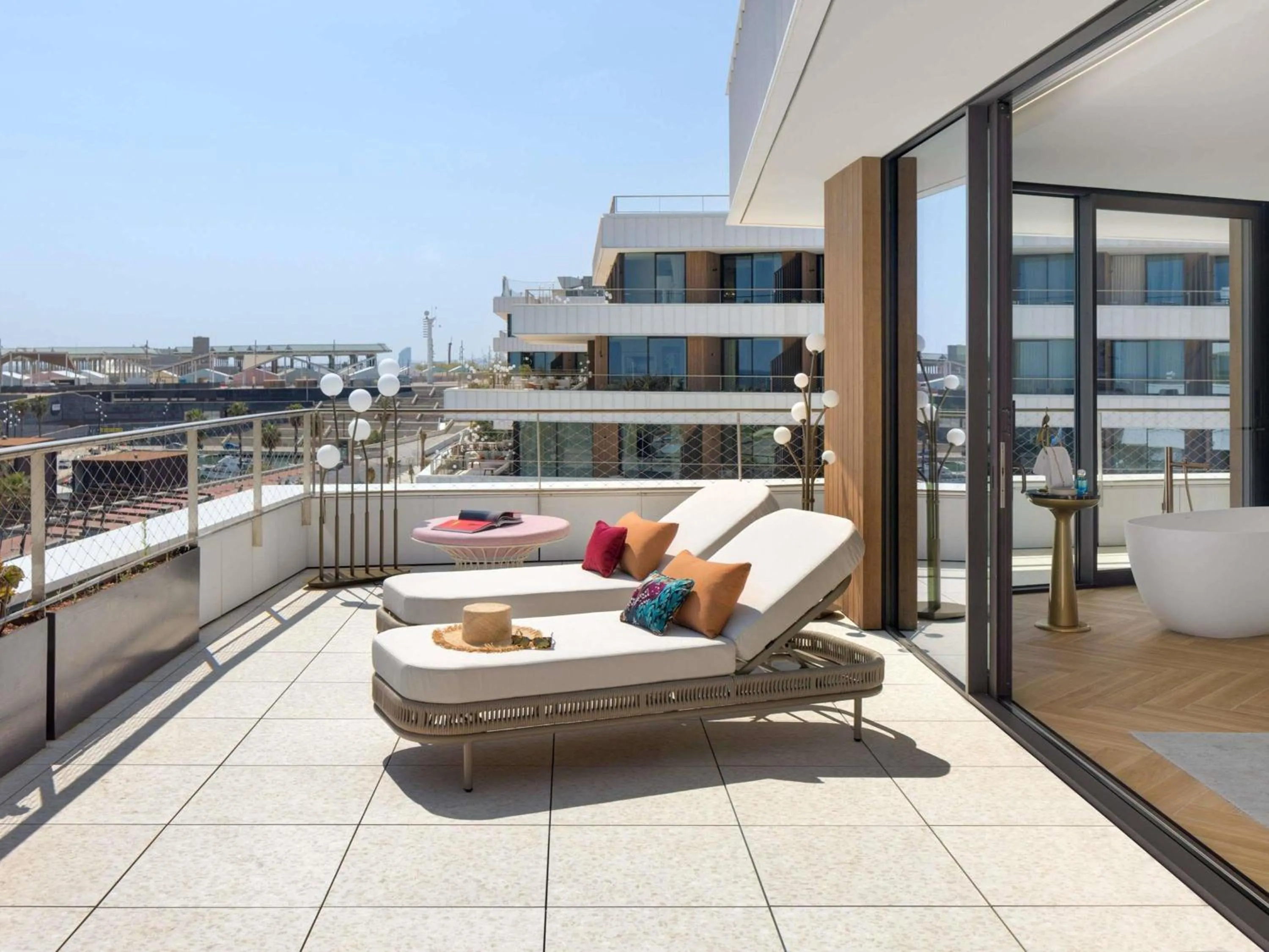 Bedroom in SLS Barcelona