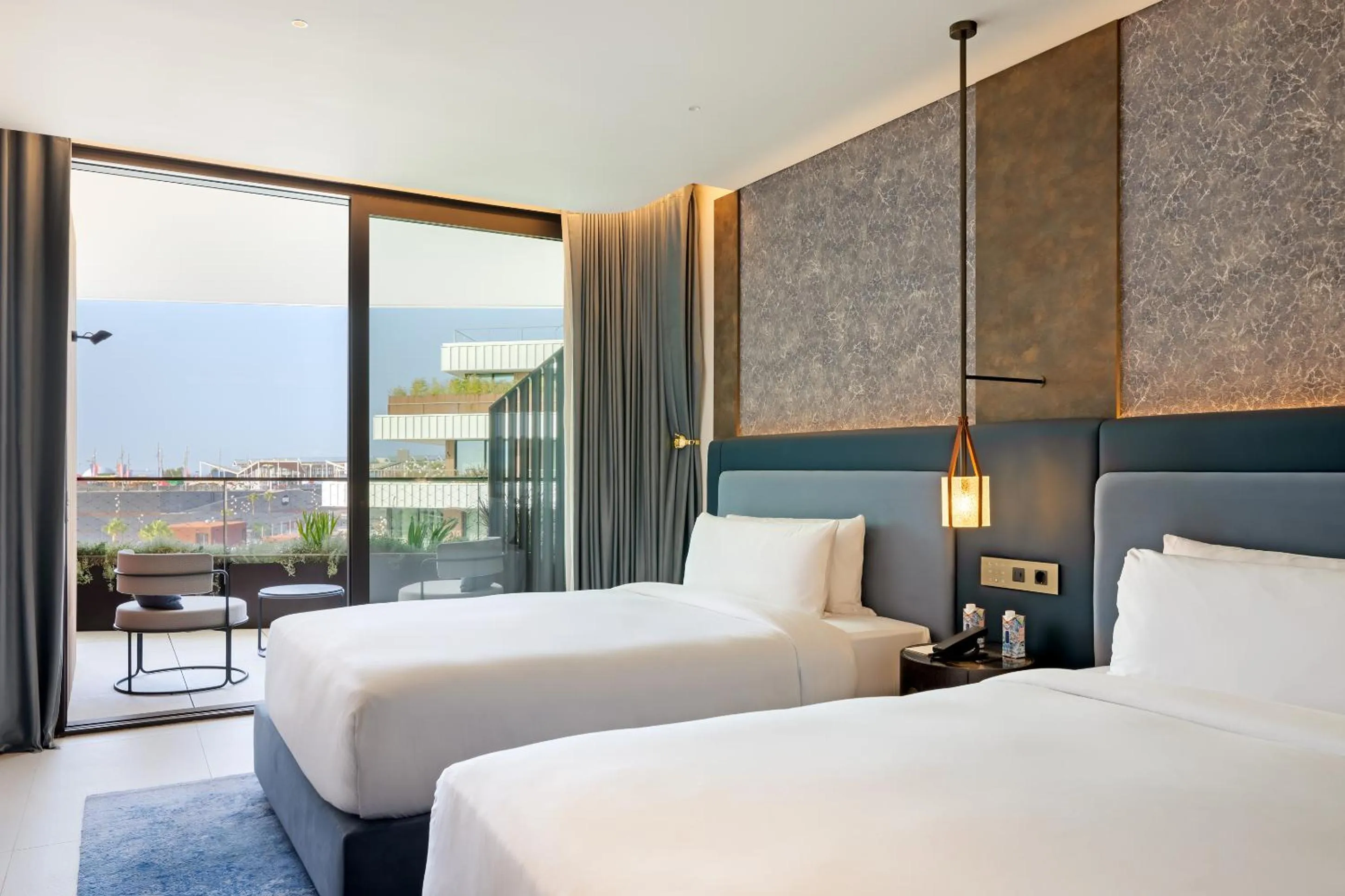 Bed in SLS Barcelona