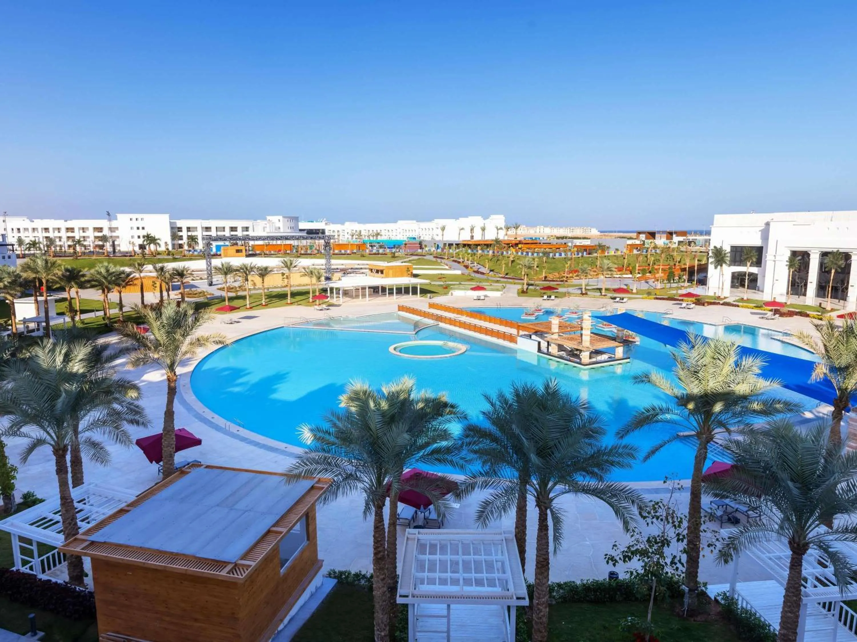 Pool view in Rixos Radamis Sharm El Sheikh