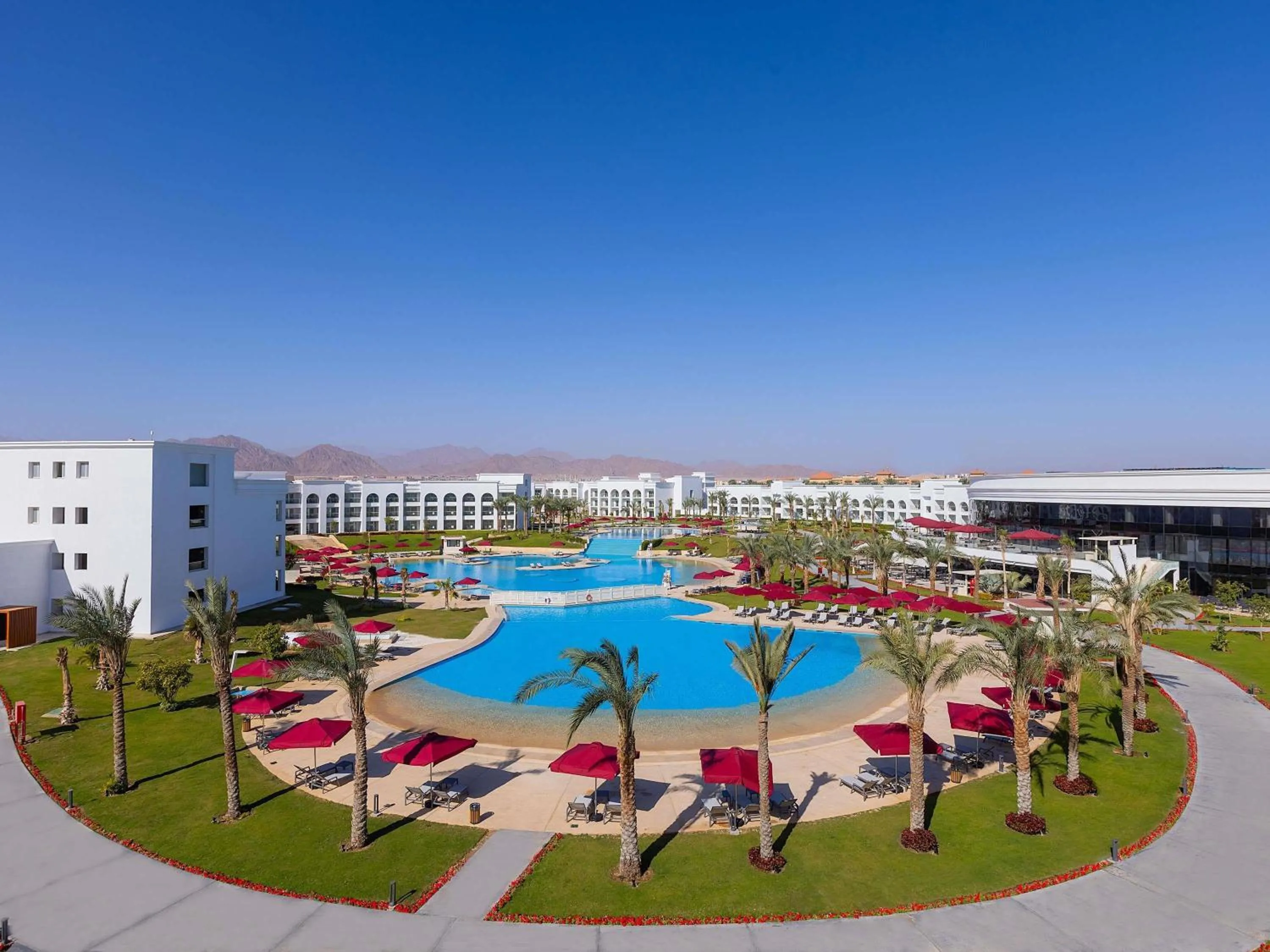 Pool view in Rixos Radamis Sharm El Sheikh