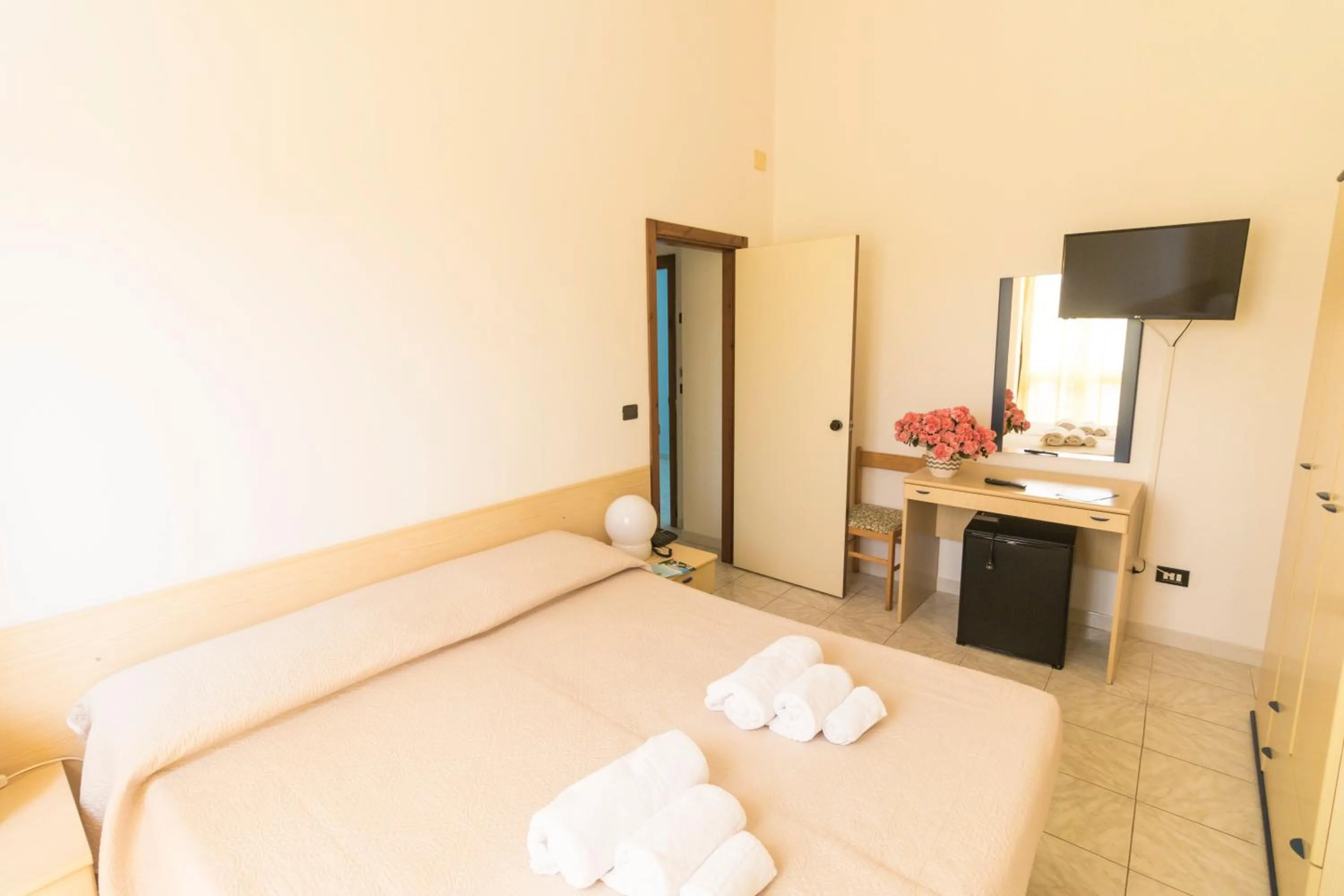 Bed in Albergo Palazzo