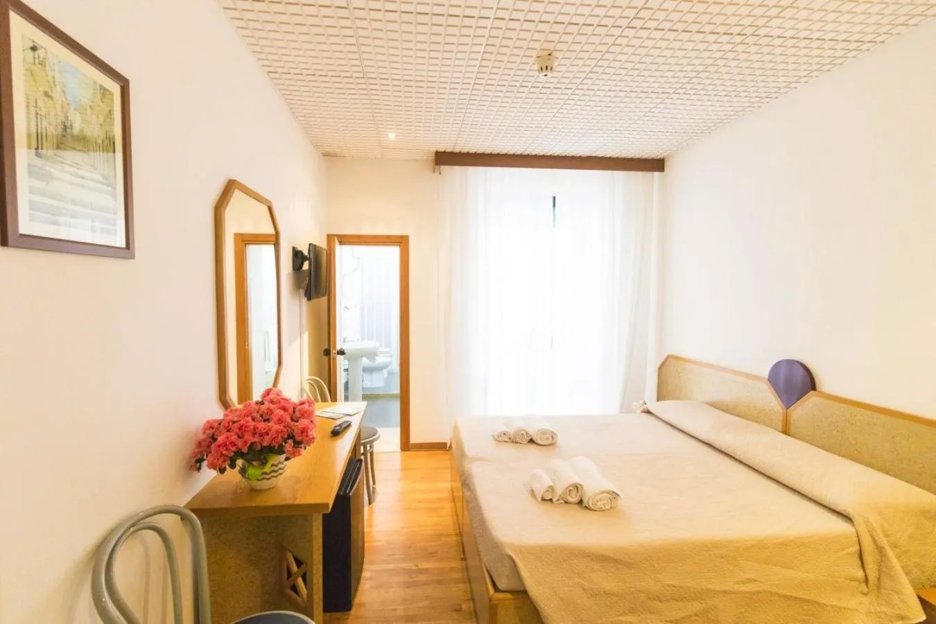 Bed in Albergo Palazzo