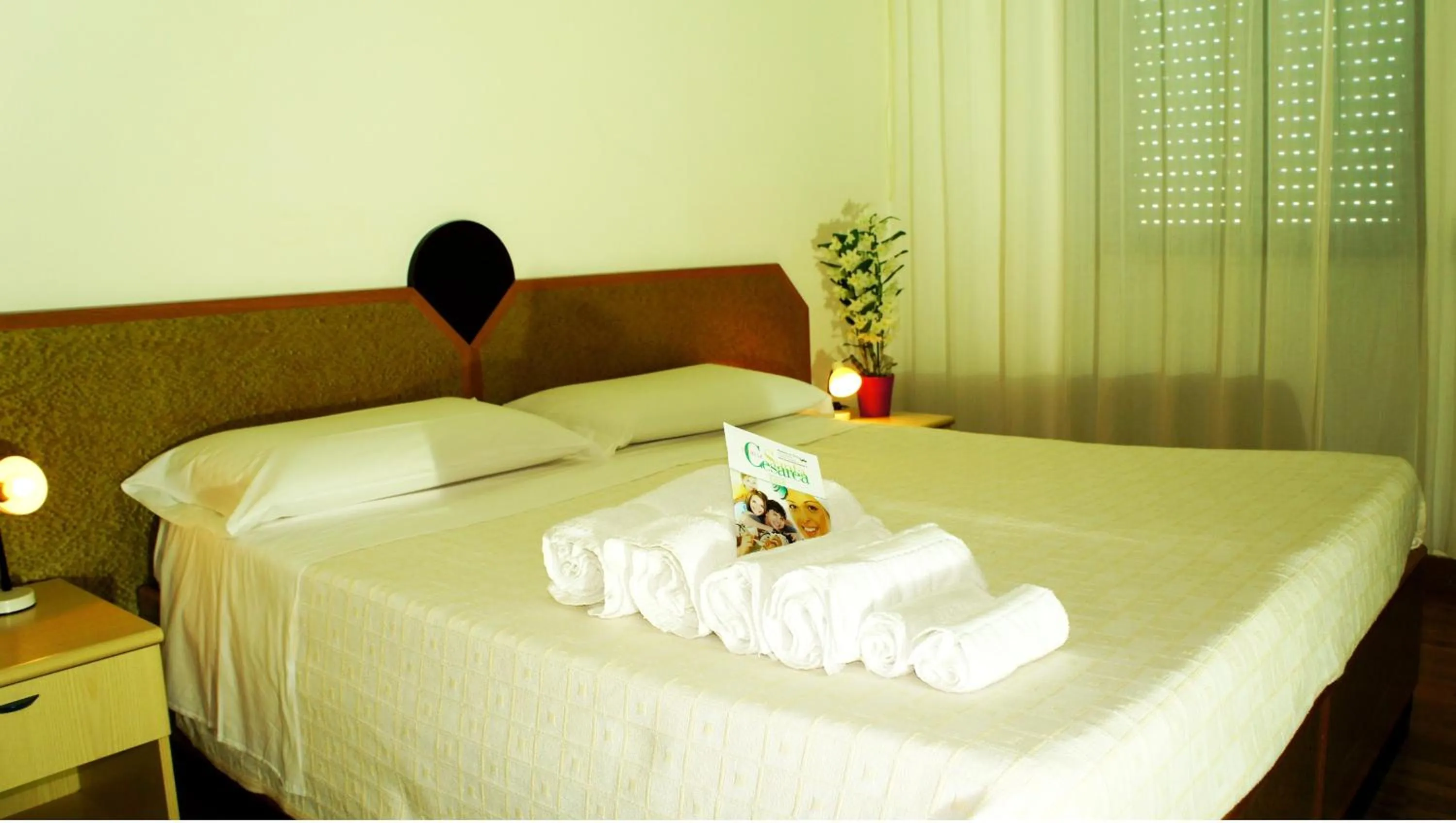 Bed in Albergo Palazzo