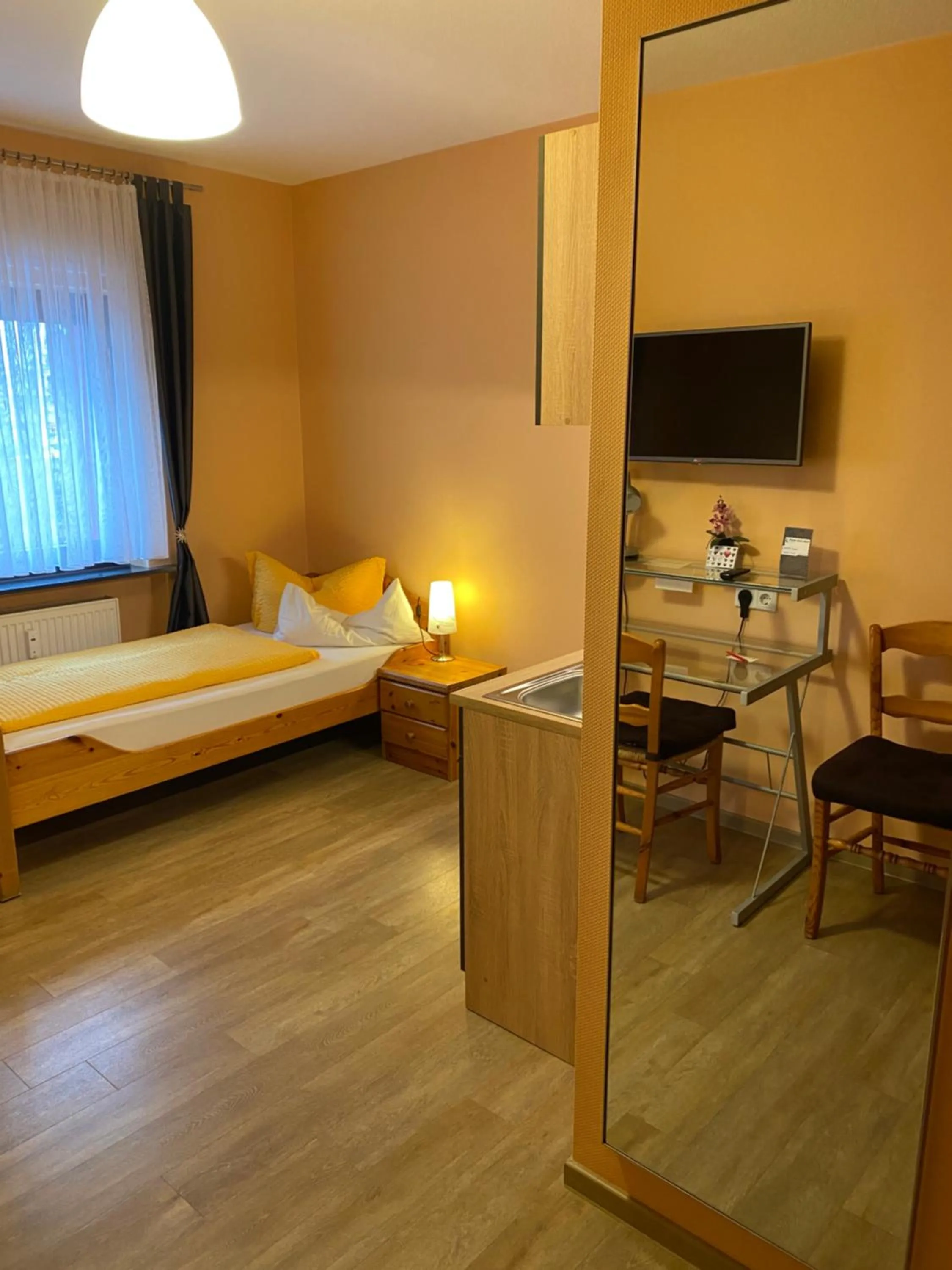 Bed in Hotel Gute Nacht