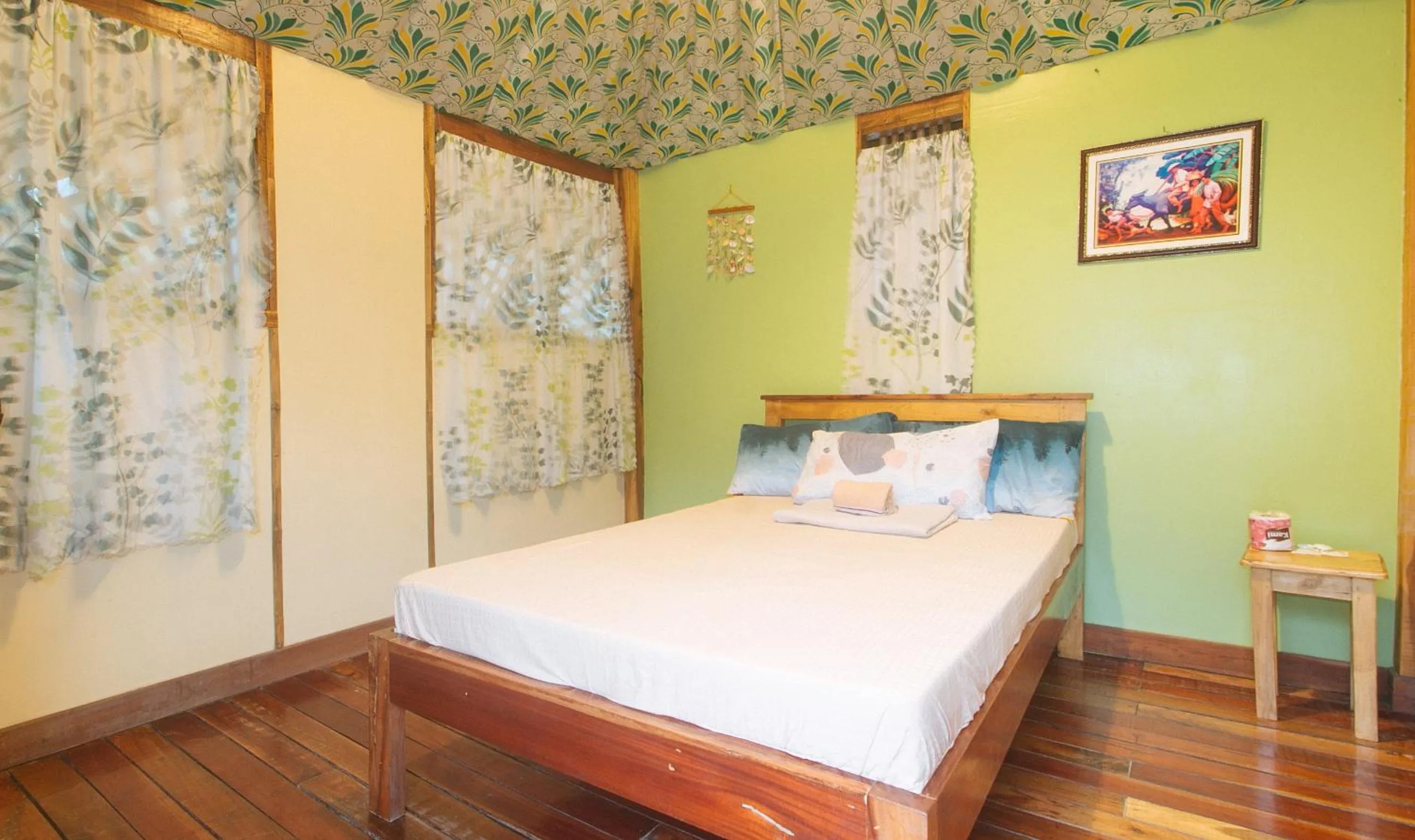 Bed in The Clara Beach and Guest House