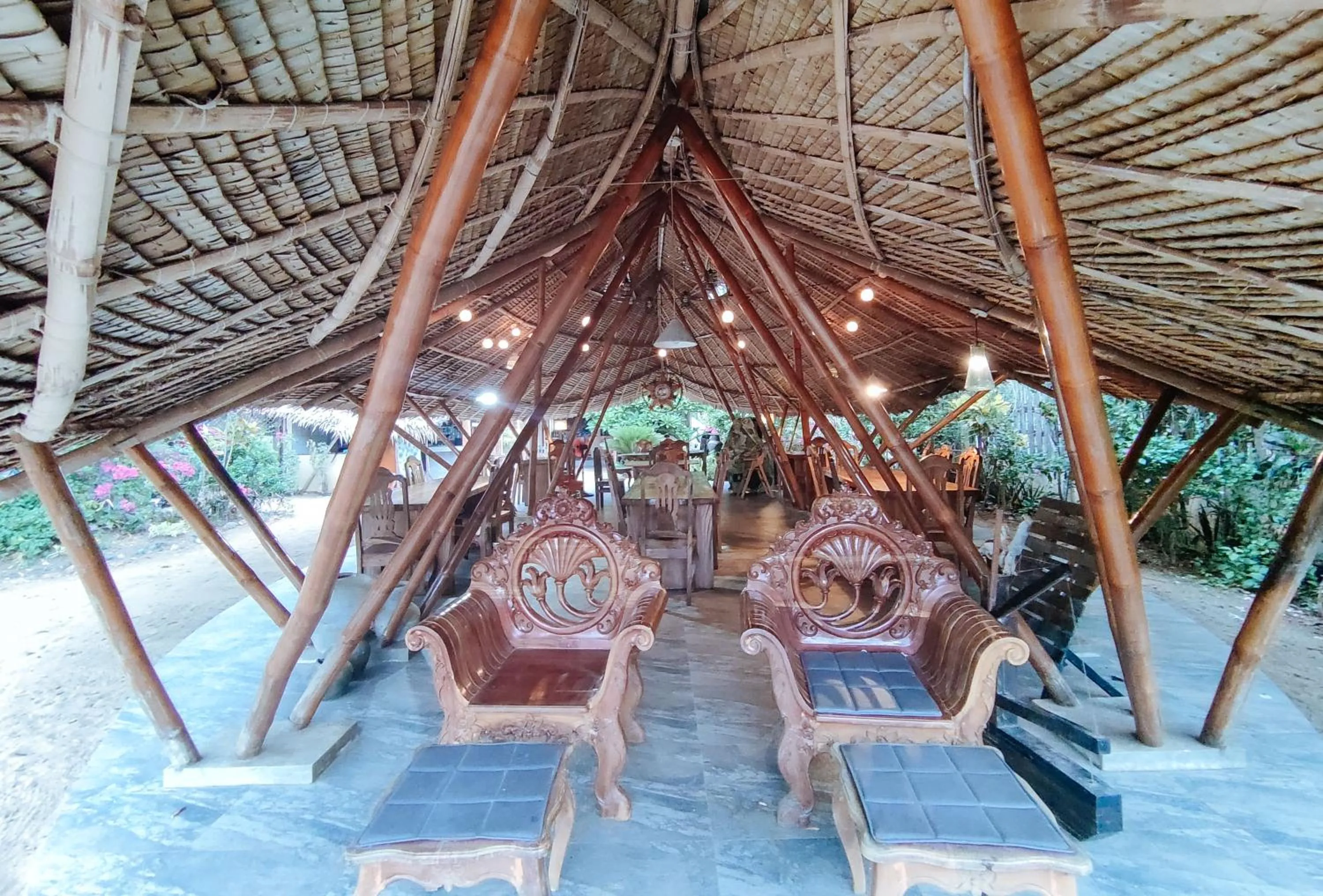 Seating area in The Clara Beach and Guest House
