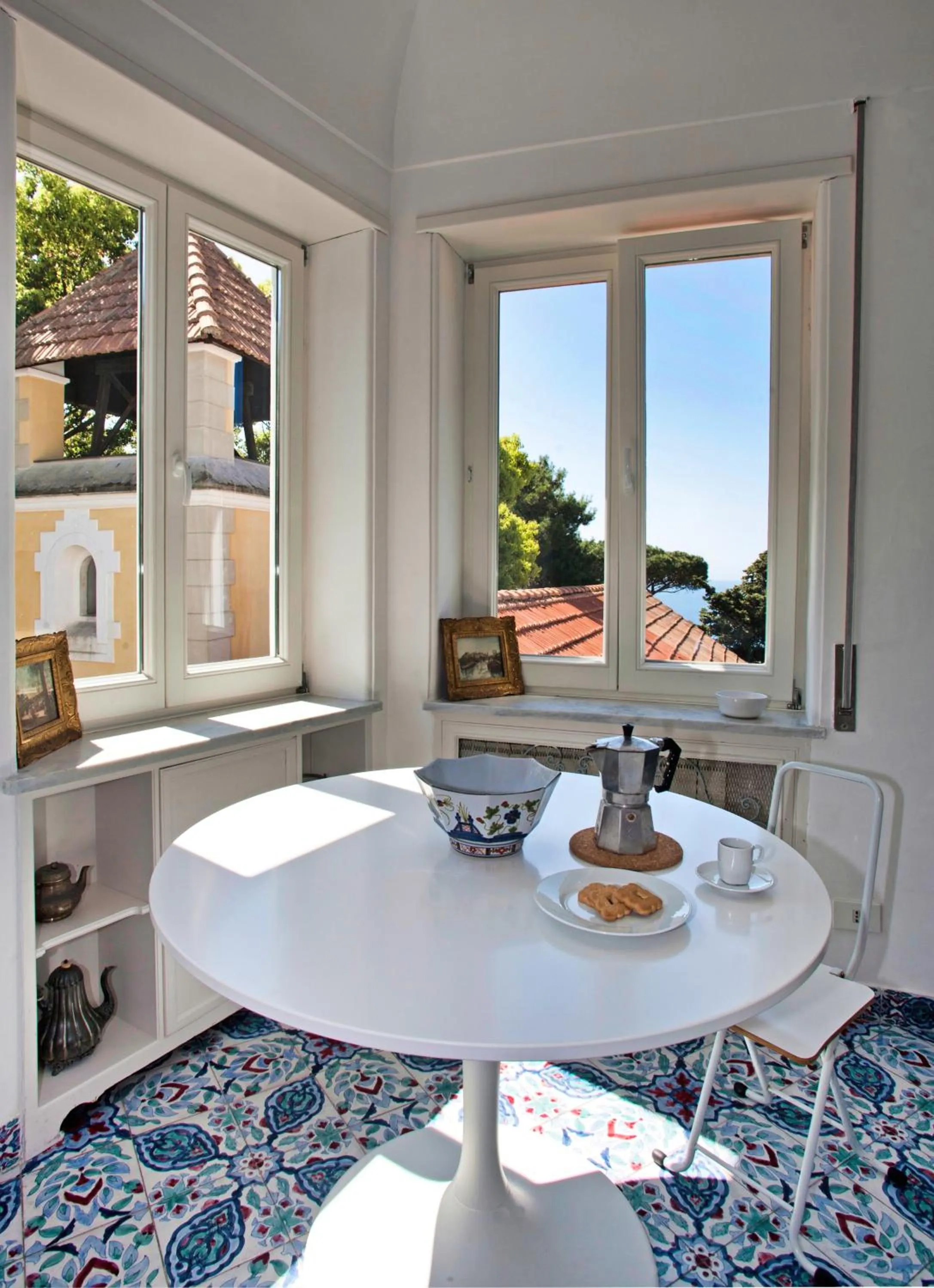 Seating area in Villa Silia