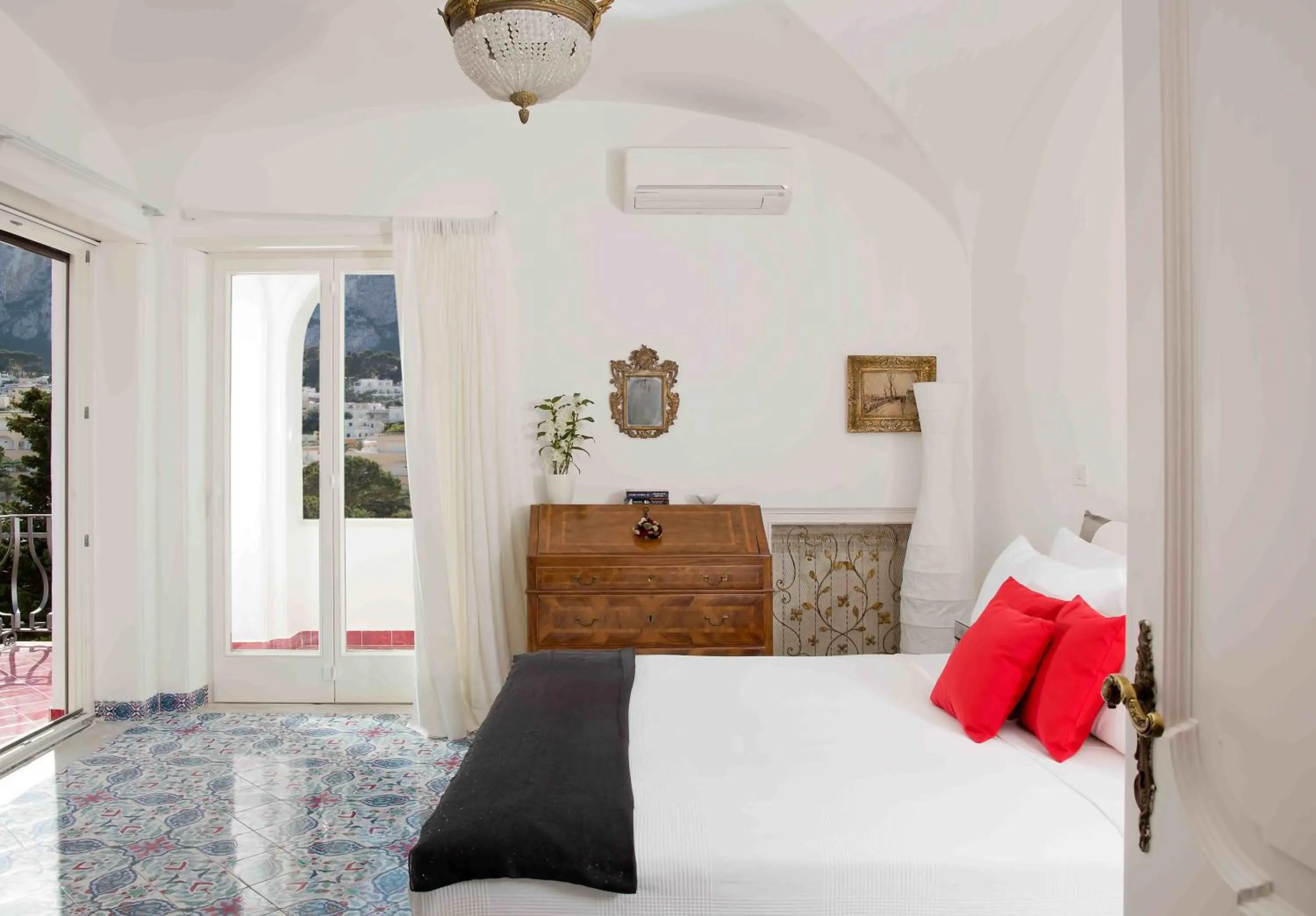 Bedroom, Bed in Villa Silia