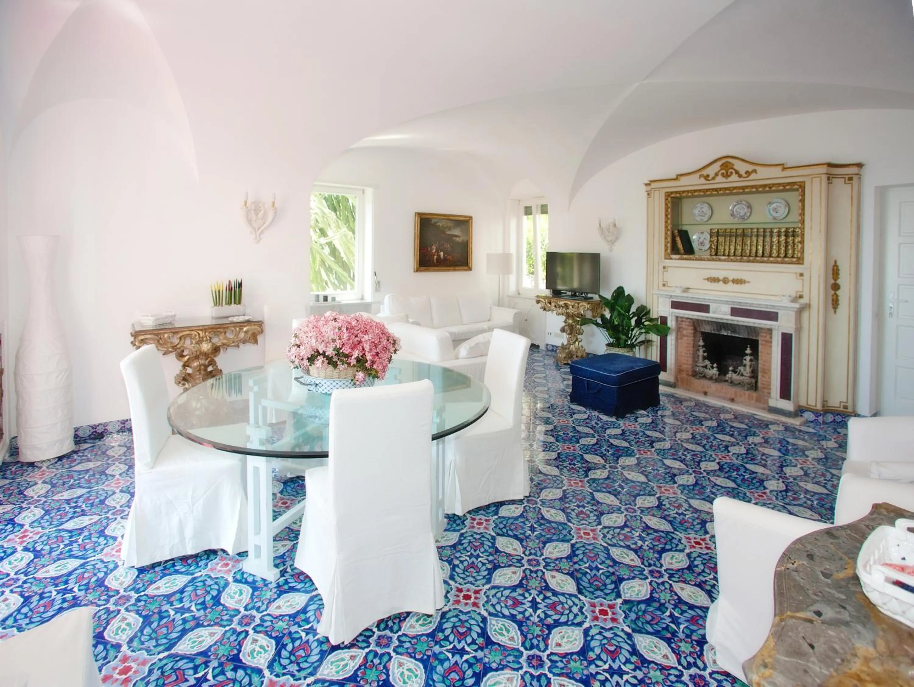 Living room in Villa Silia