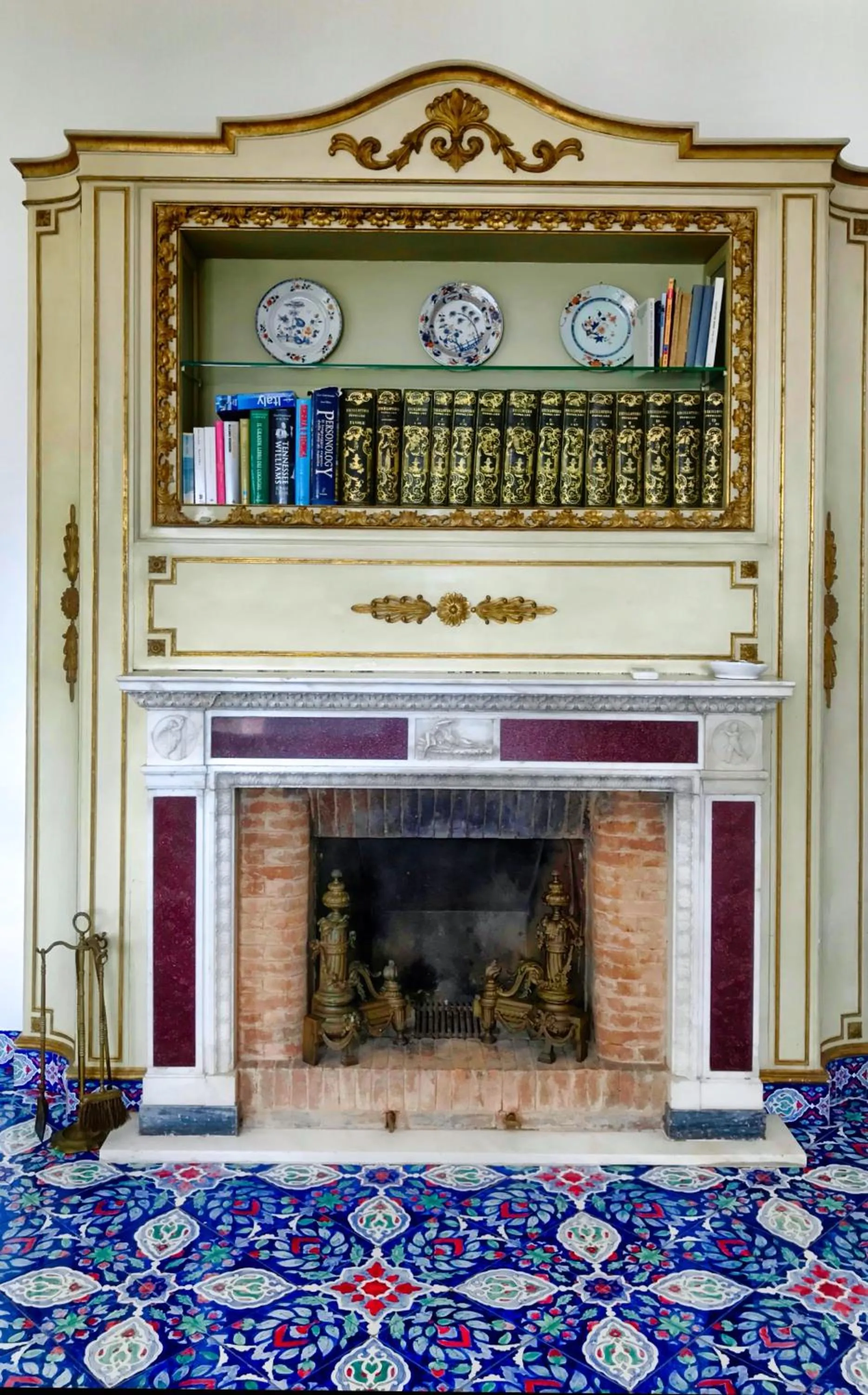 Library in Villa Silia