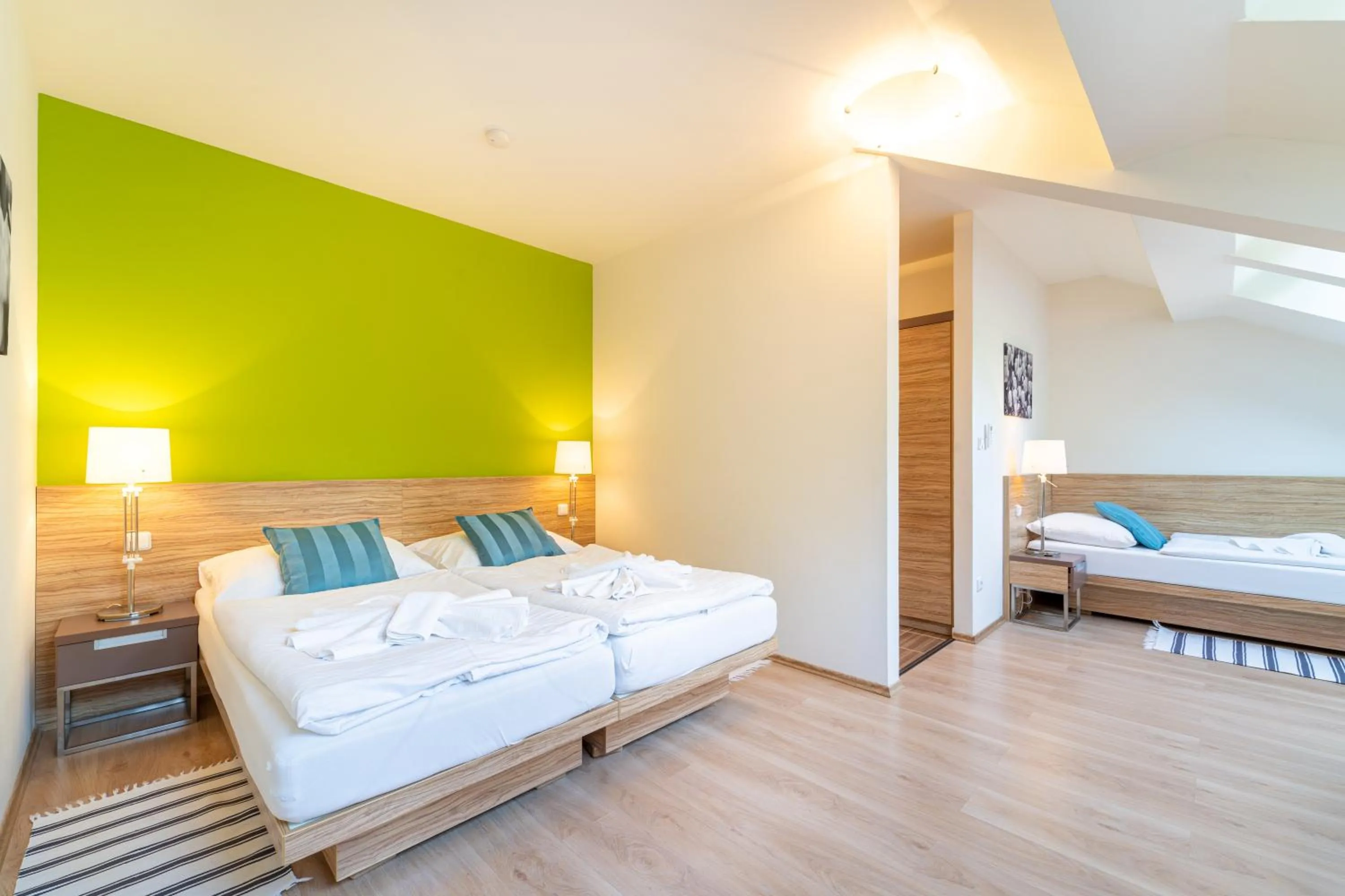 Bed in Hotel Vyhlídka