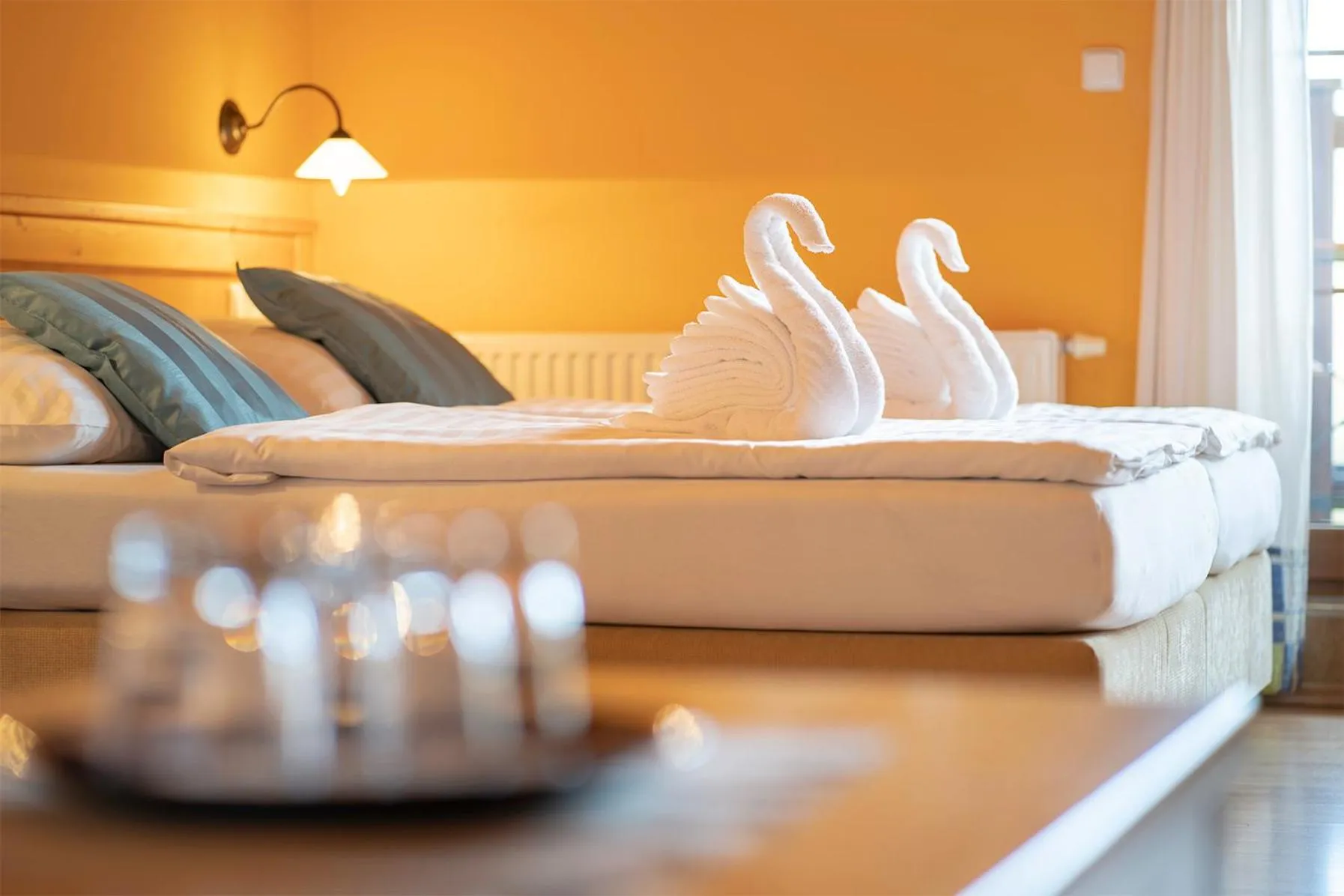 Bed in Hotel Vyhlídka