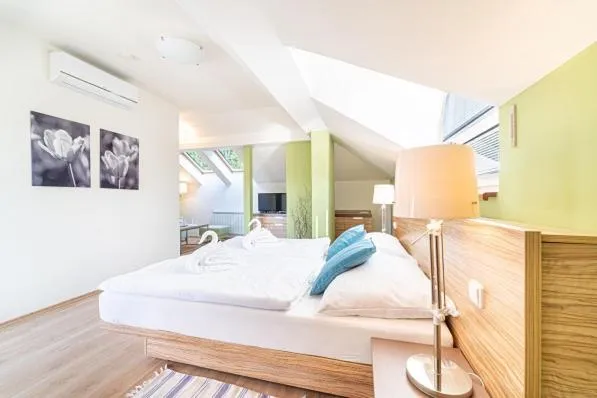 Bed in Hotel Vyhlídka