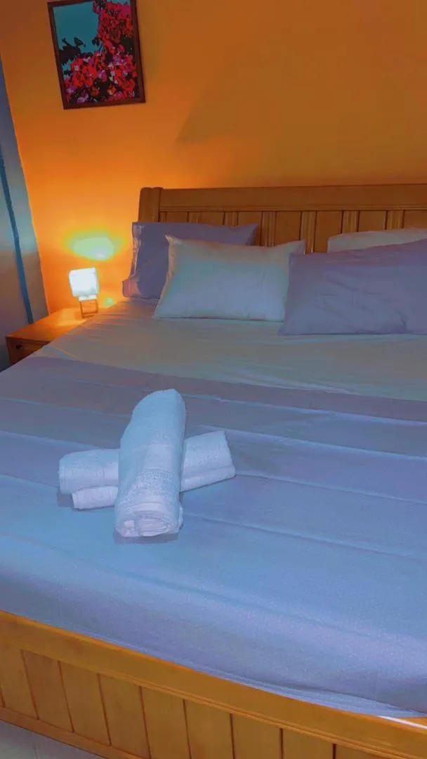 Bed in Mango Lodge Gambia