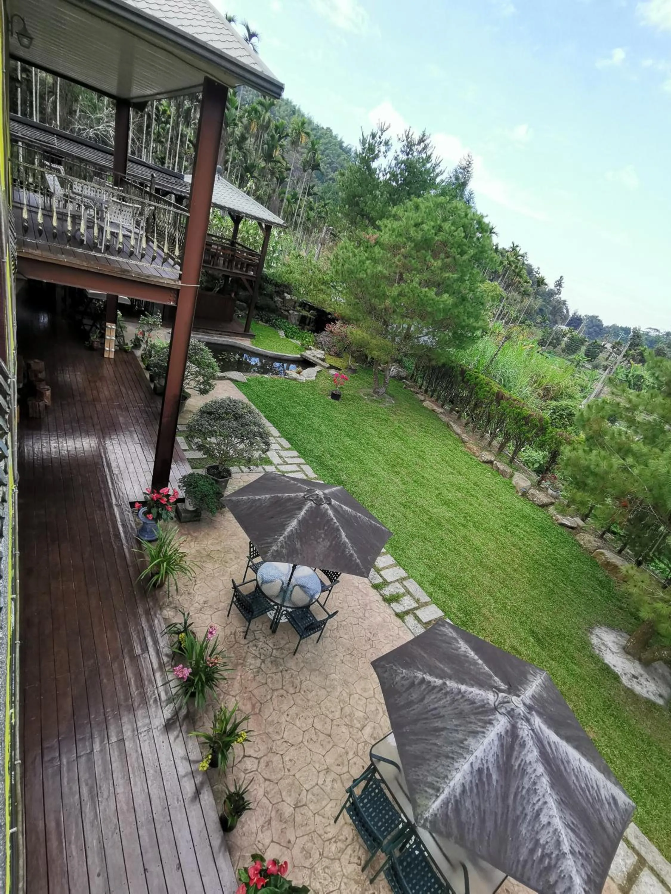 Patio in Sitou Peach Villa B&B