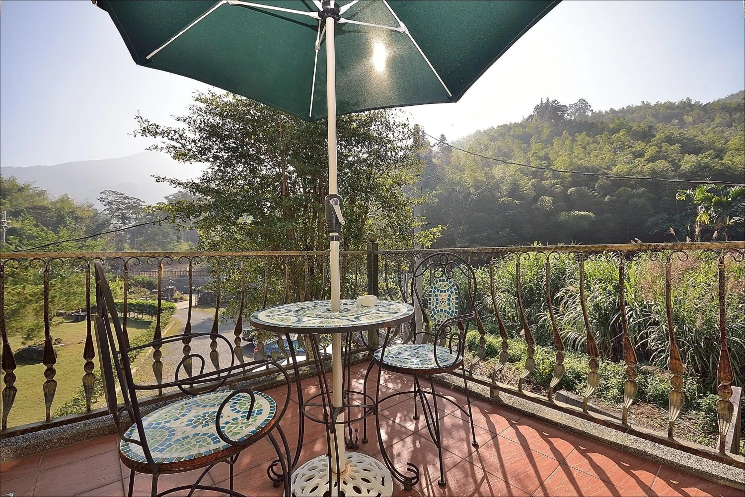 Balcony/Terrace in Sitou Peach Villa B&B