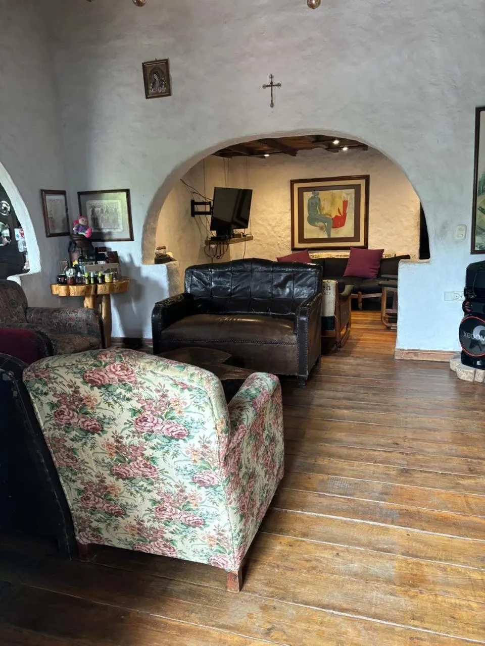 Living room in Finca Campestre La Adelita B&B